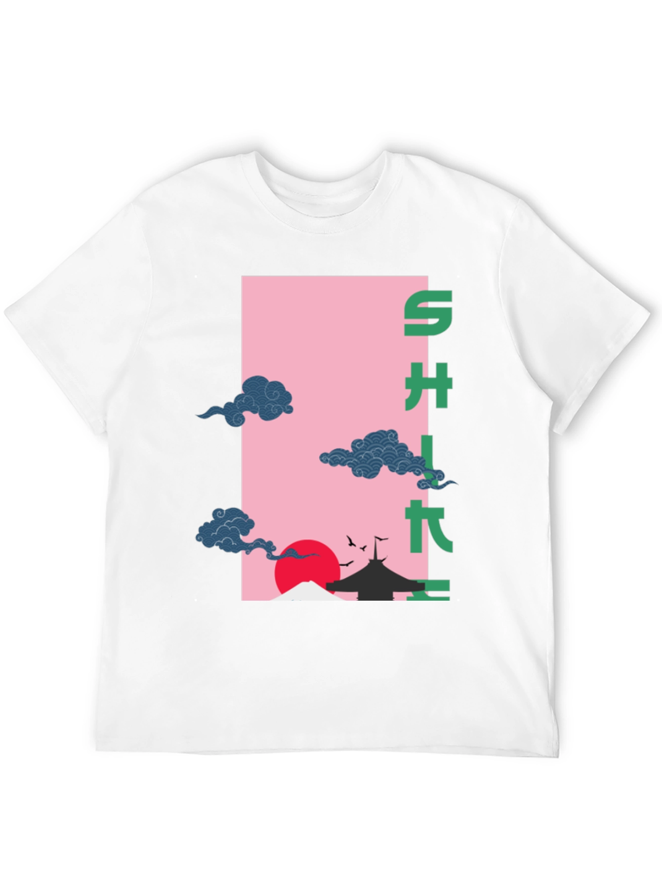 Japanese Art Black T-Shirt