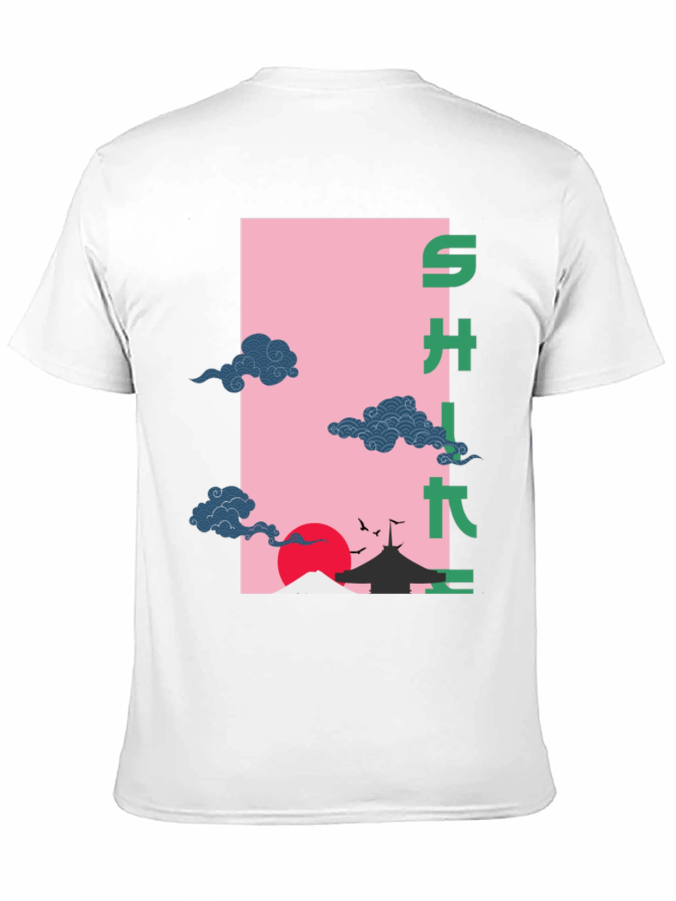 Japanese Art Black T-Shirt
