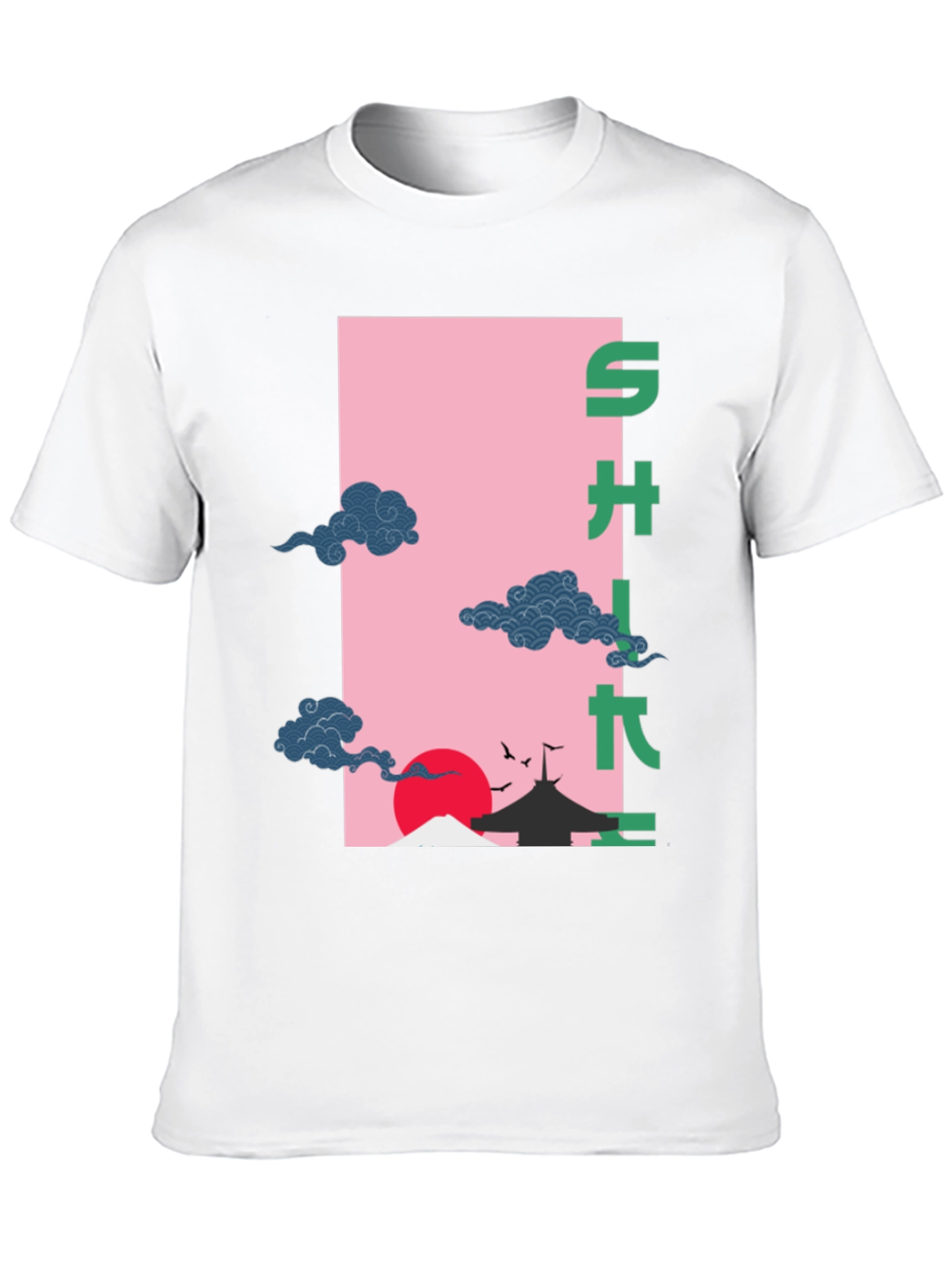 Japanese Art Black T-Shirt
