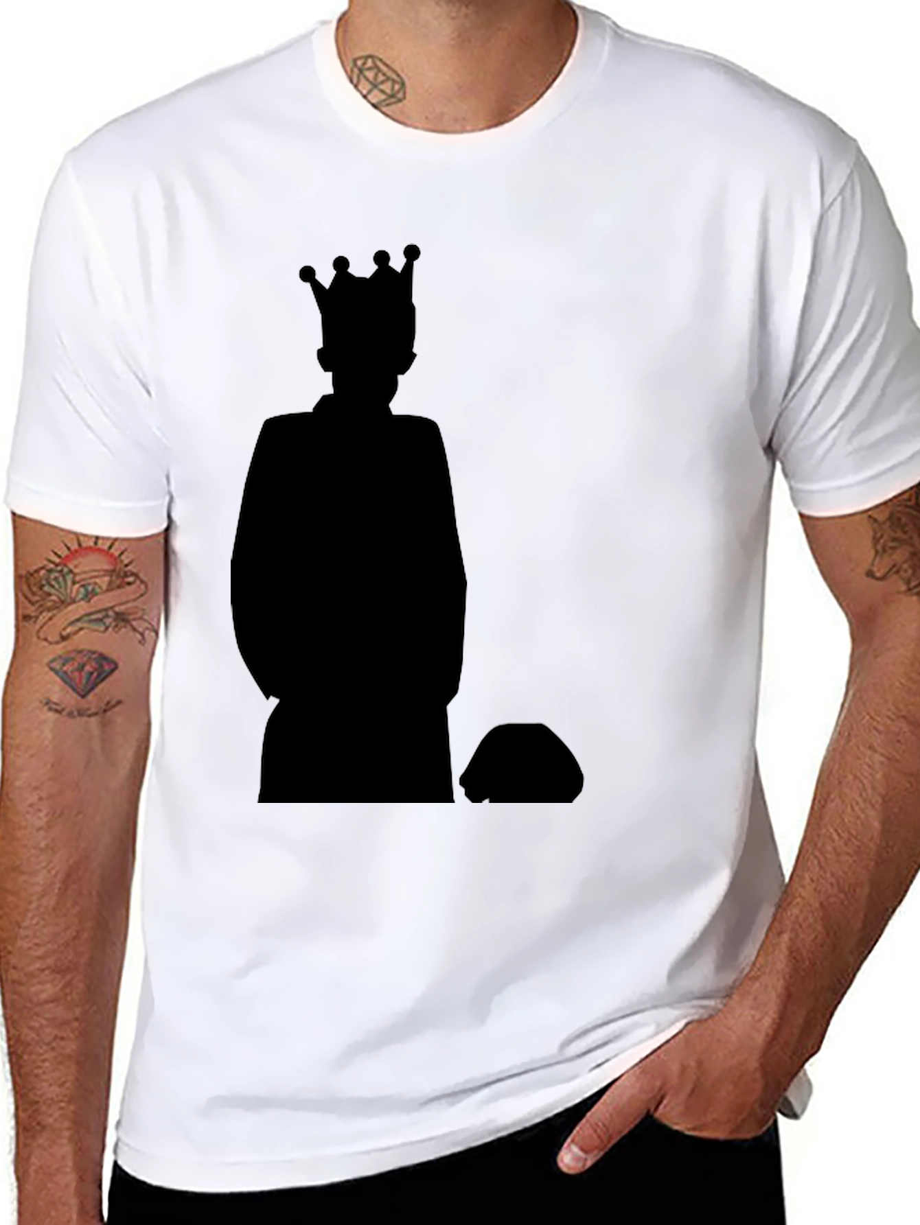 Silhouette Crown Graphic T-Shirt