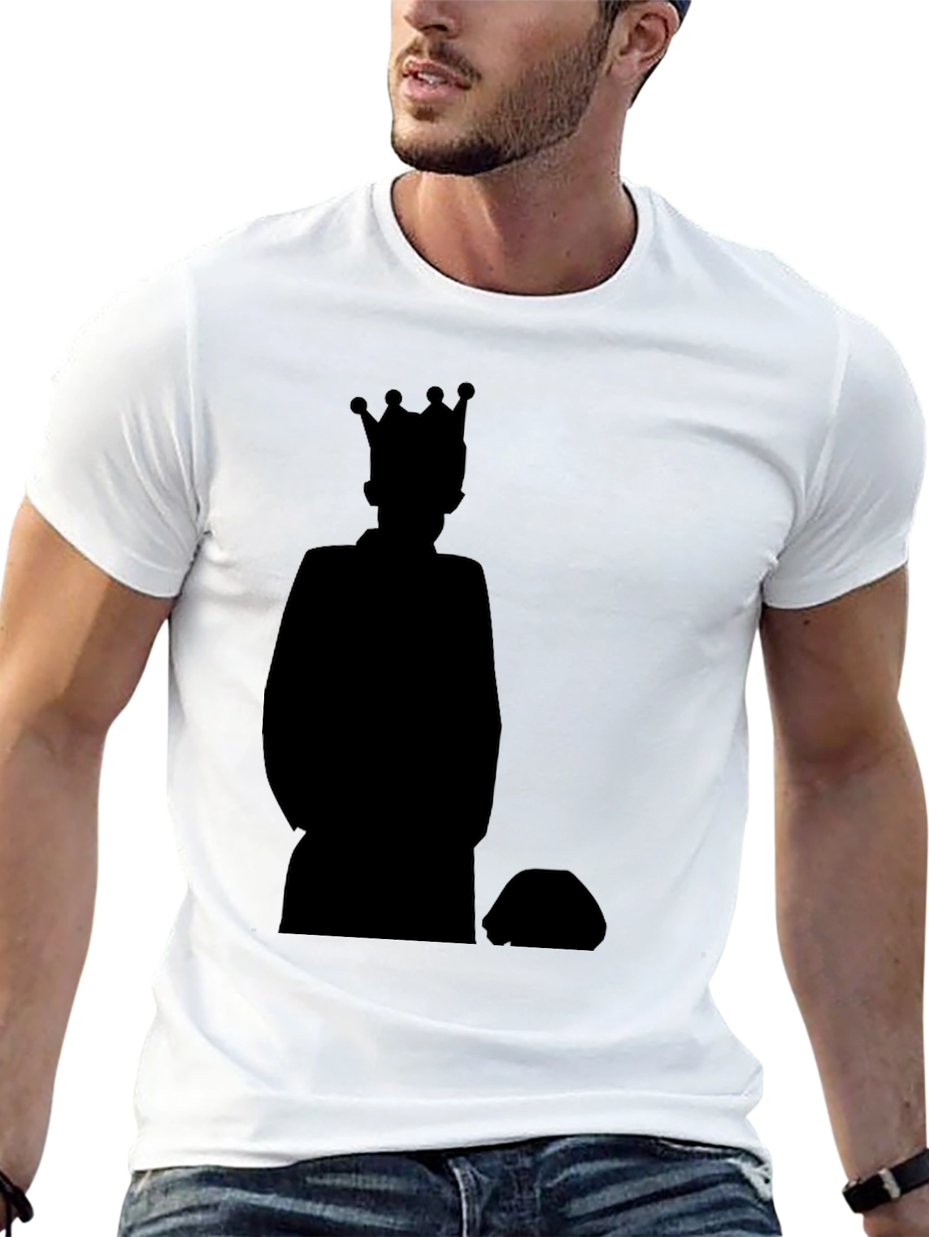 Silhouette Crown Graphic T-Shirt