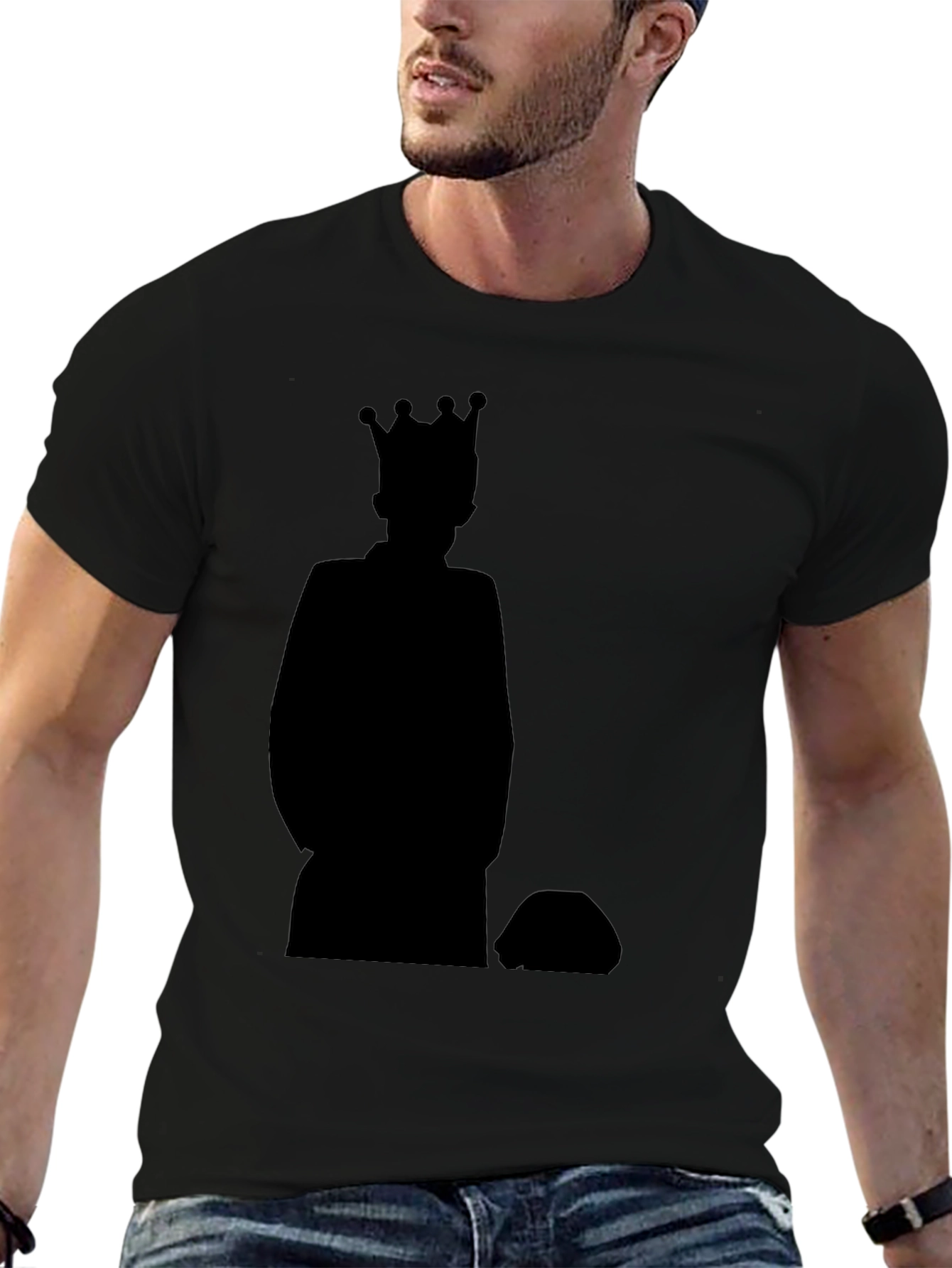 Silhouette Crown Graphic T-Shirt