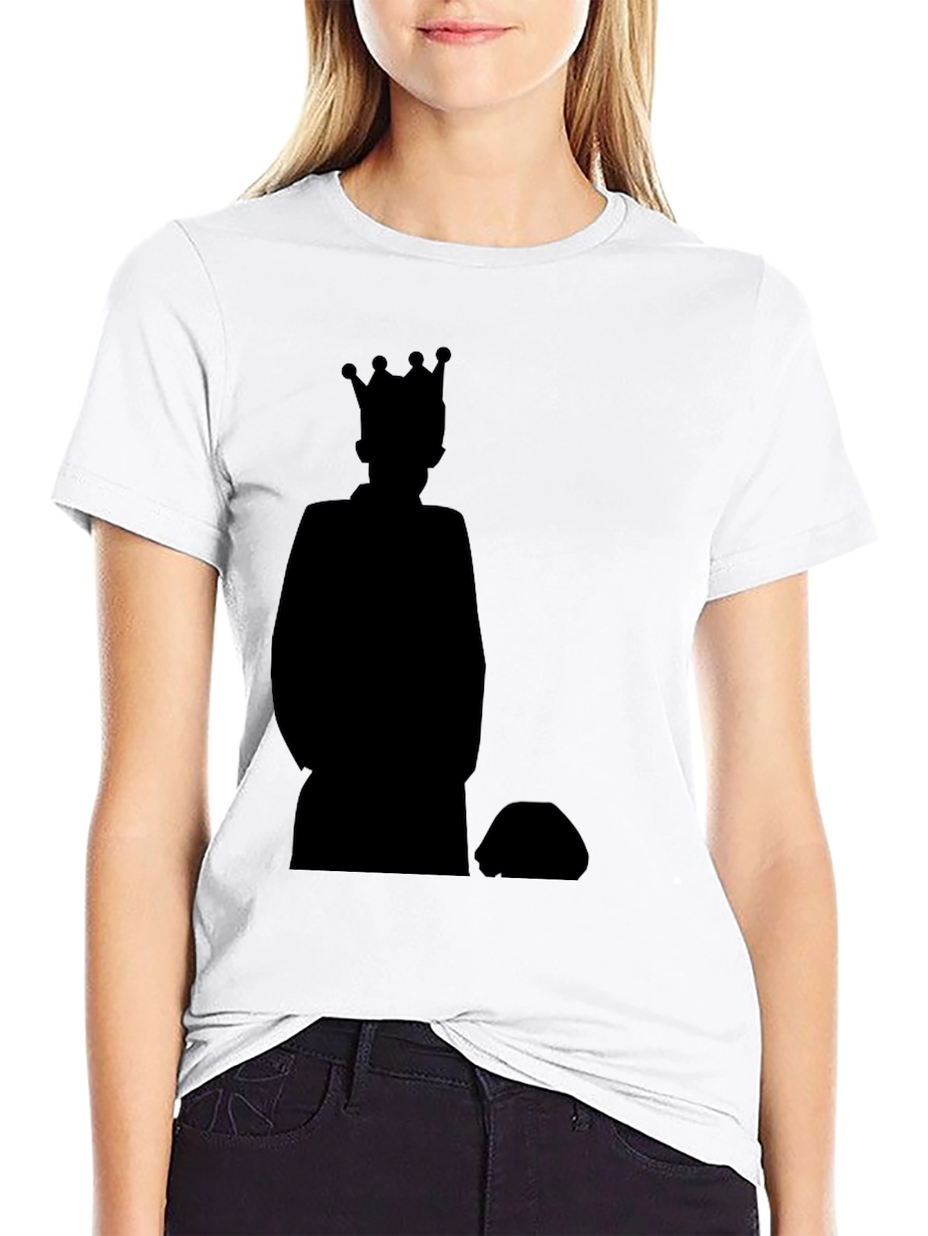 Silhouette Crown Graphic T-Shirt