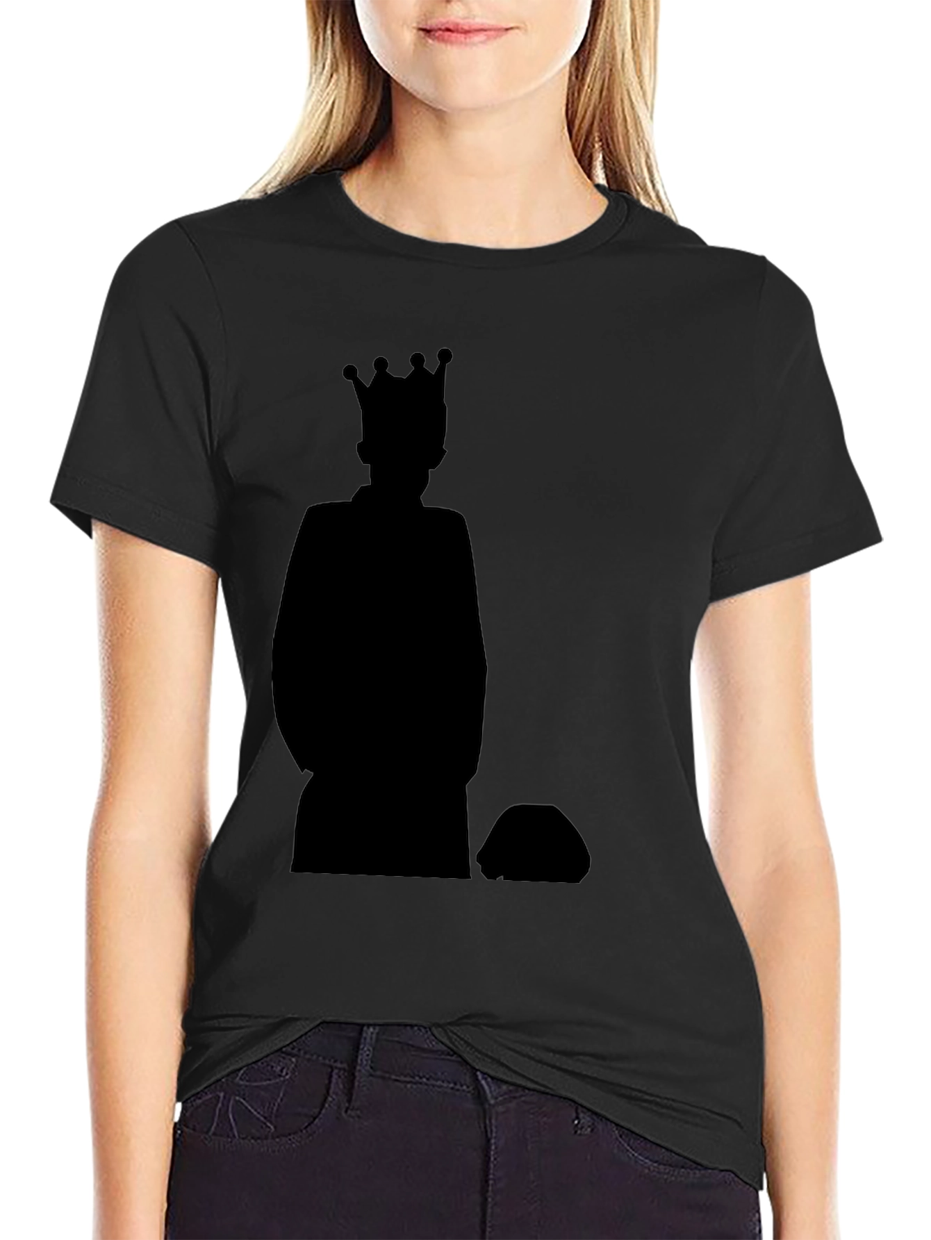 Silhouette Crown Graphic T-Shirt