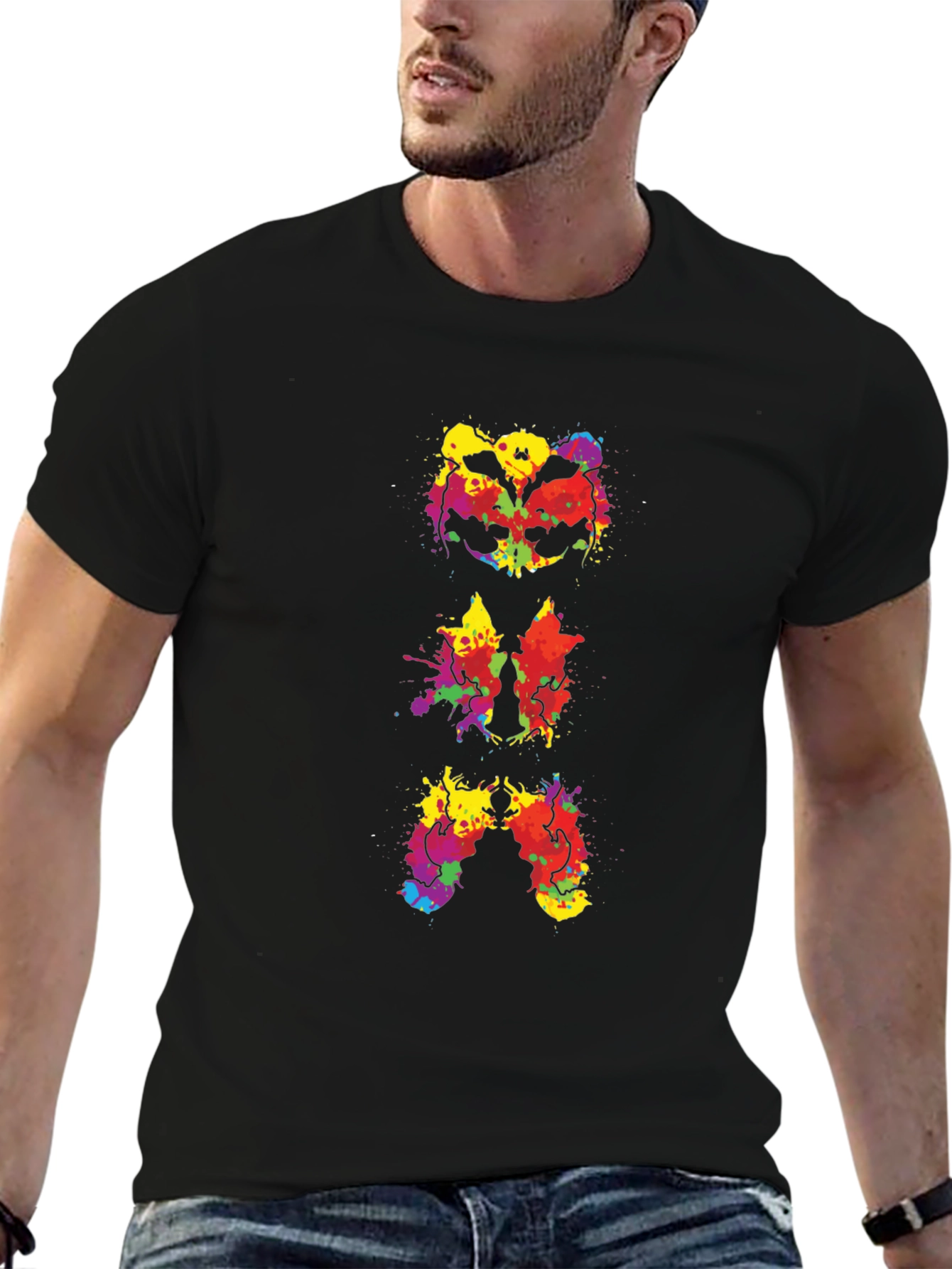 Colorful Ink Blot T-Shirt