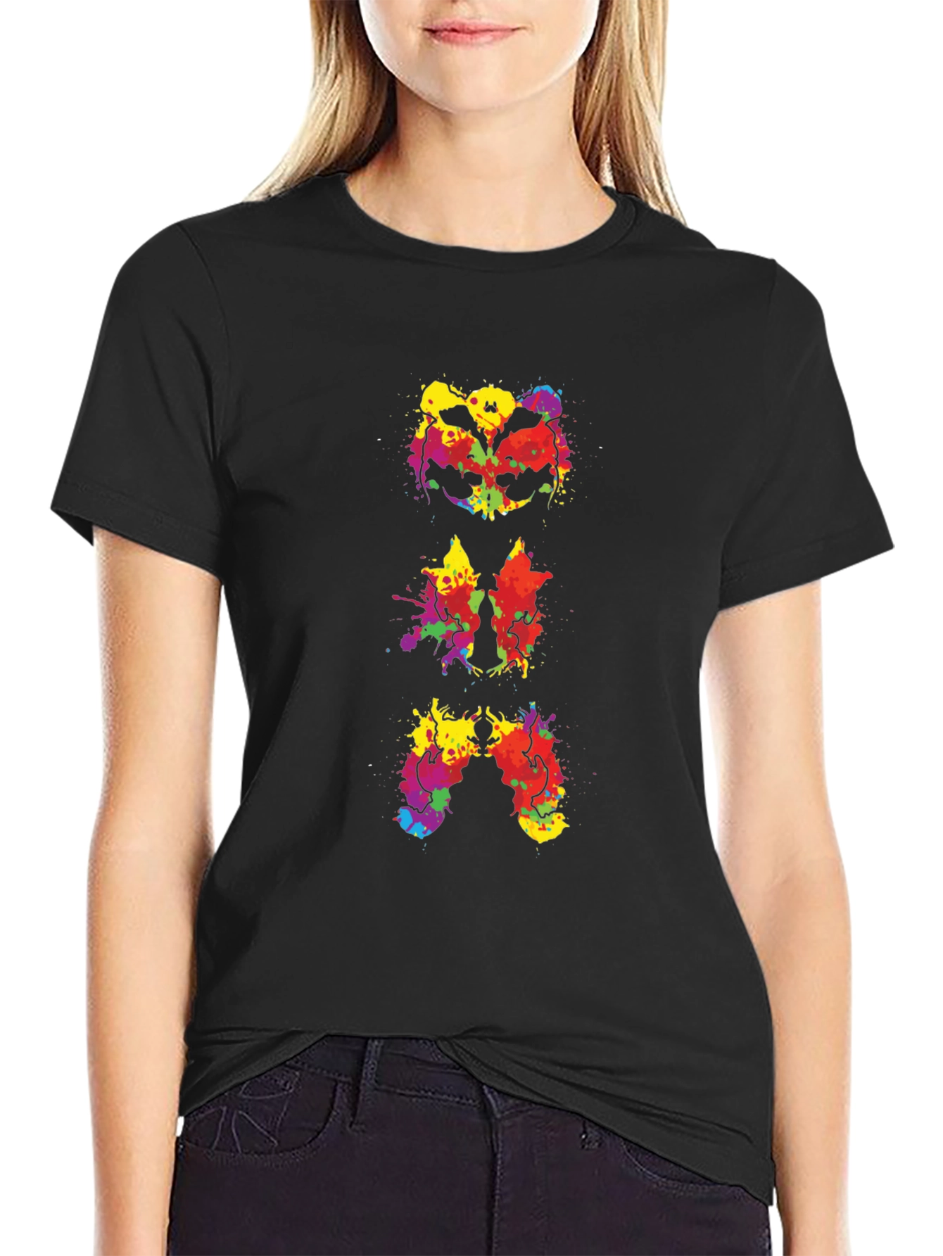 Colorful Ink Blot T-Shirt