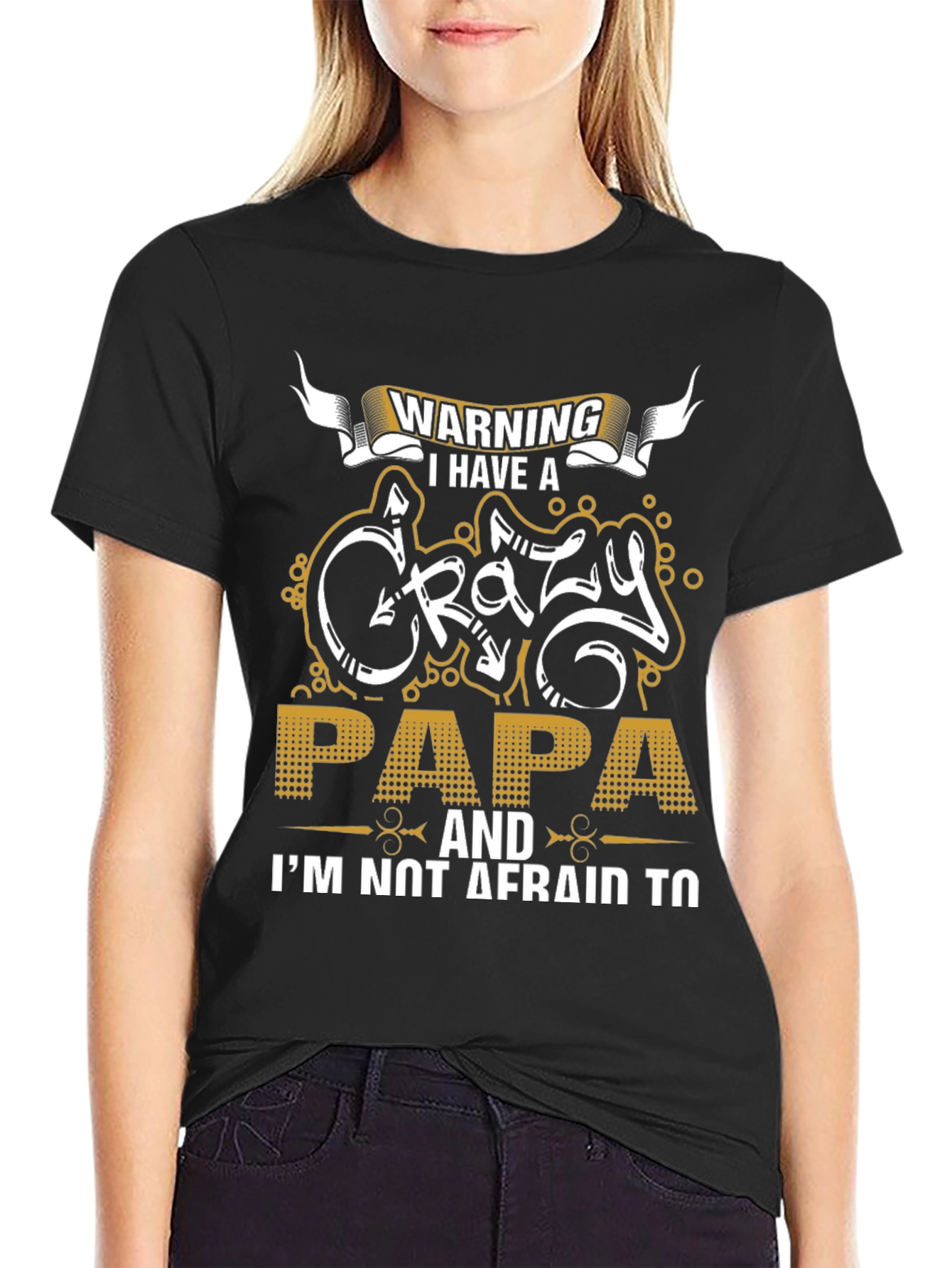 Warning Crazy Papa T-Shirt