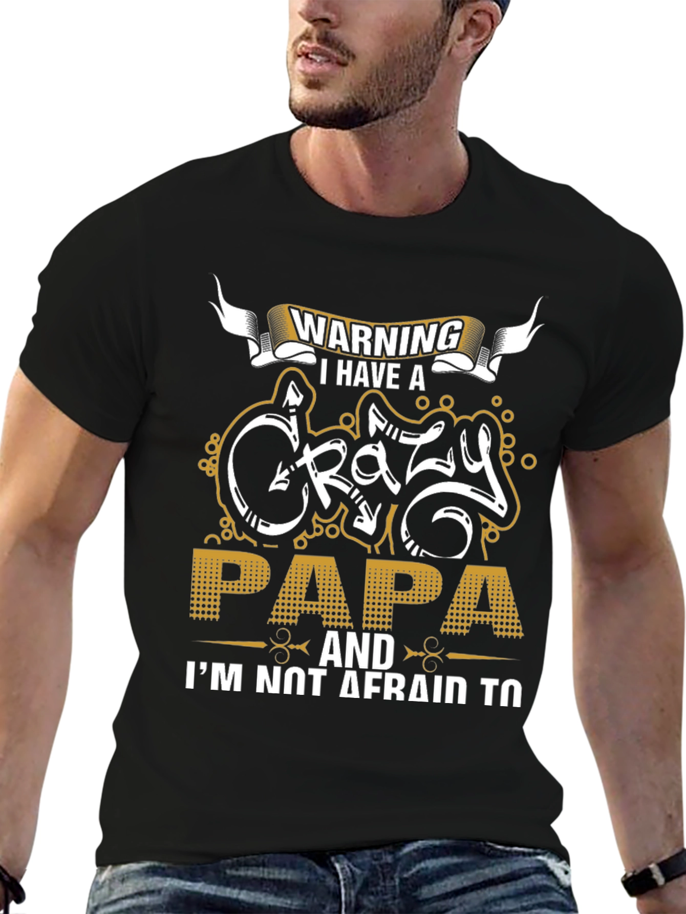 Warning Crazy Papa T-Shirt