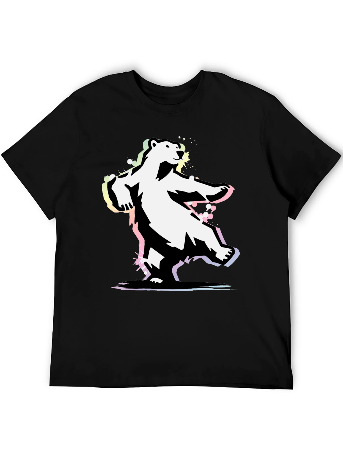 Cool Bear Graphic Tee - Black T-Shirt