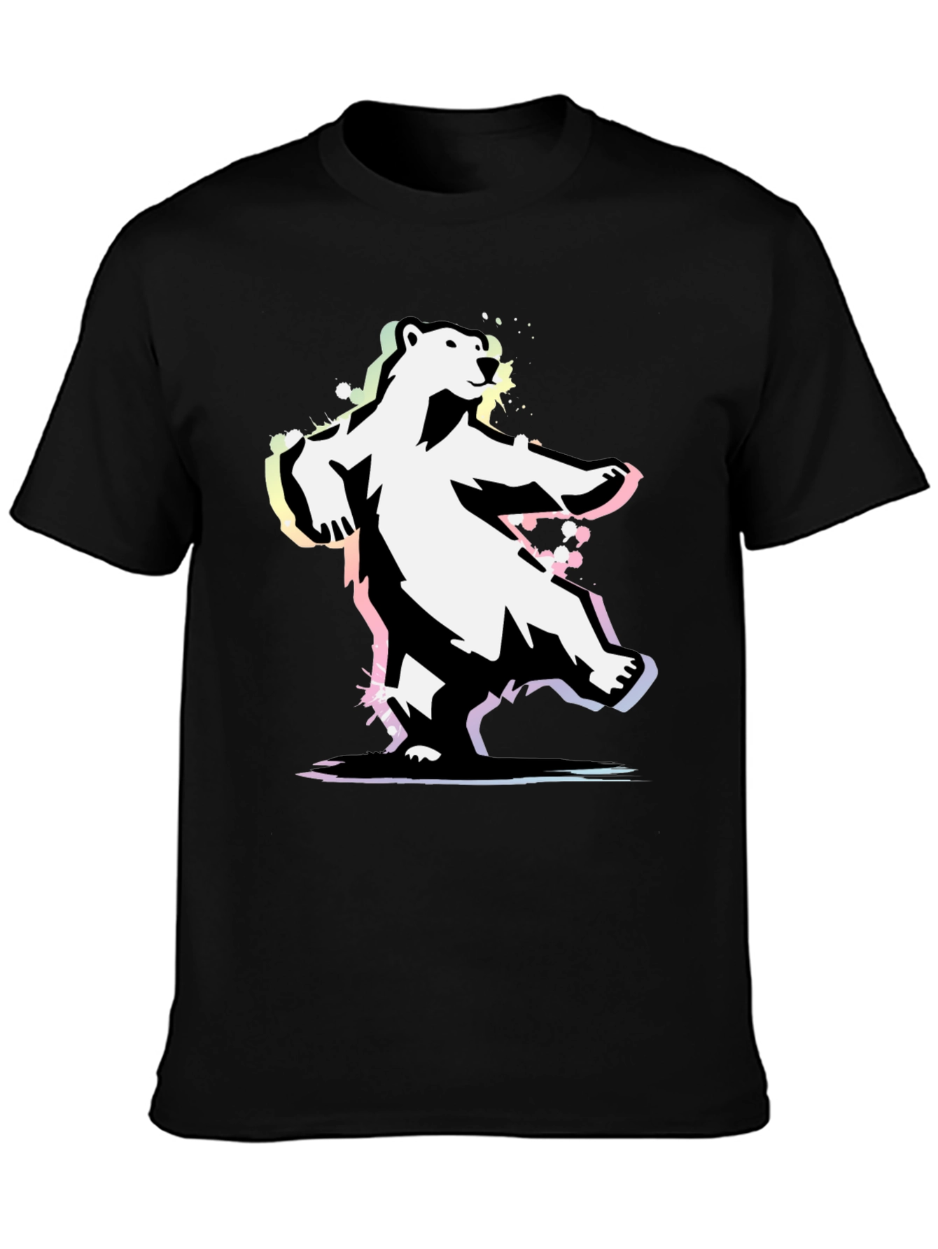 Cool Bear Graphic Tee - Black T-Shirt
