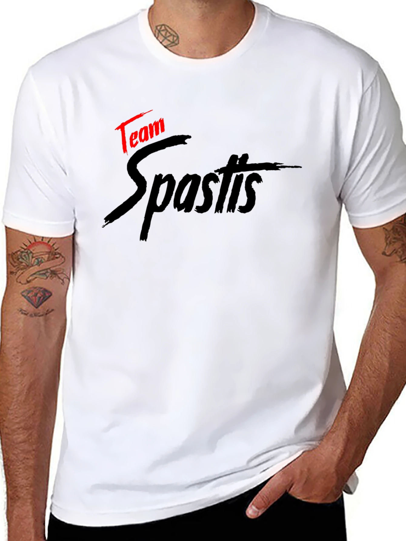 Team Spastis Black T-Shirt - Unisex