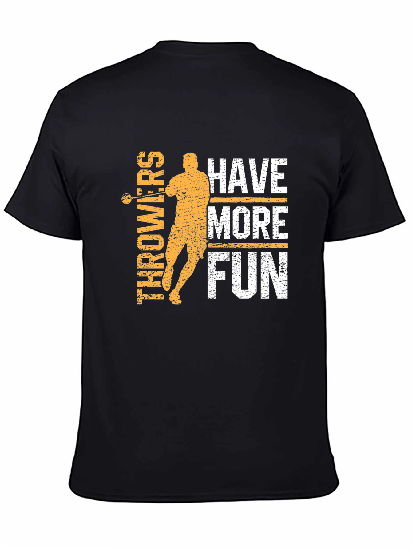 Throwers Have More Fun Black T-Shirt