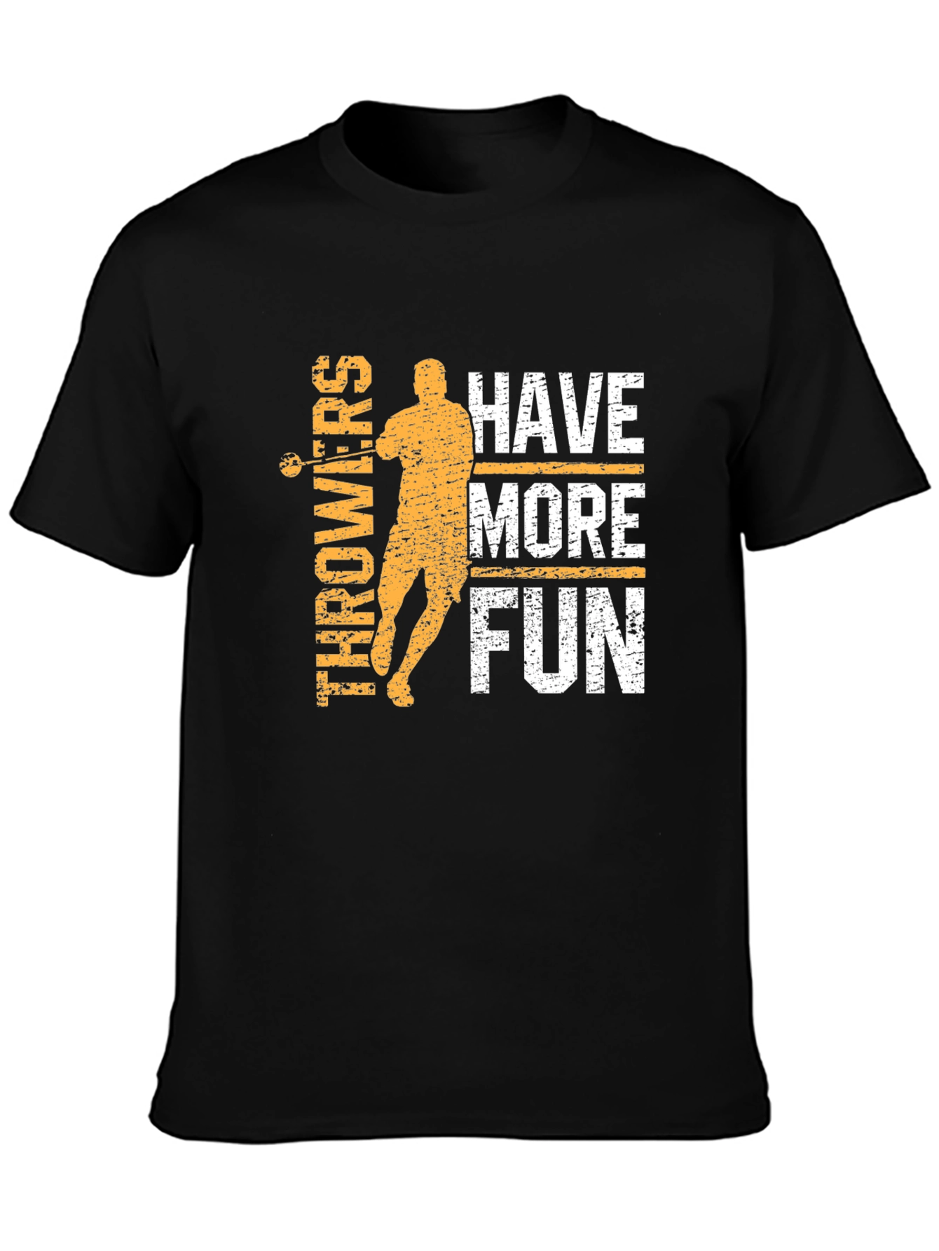 Throwers Have More Fun Black T-Shirt