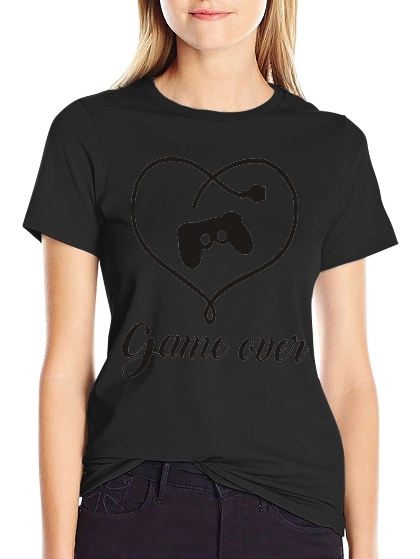 Game Over T-Shirt - Gamer Heart