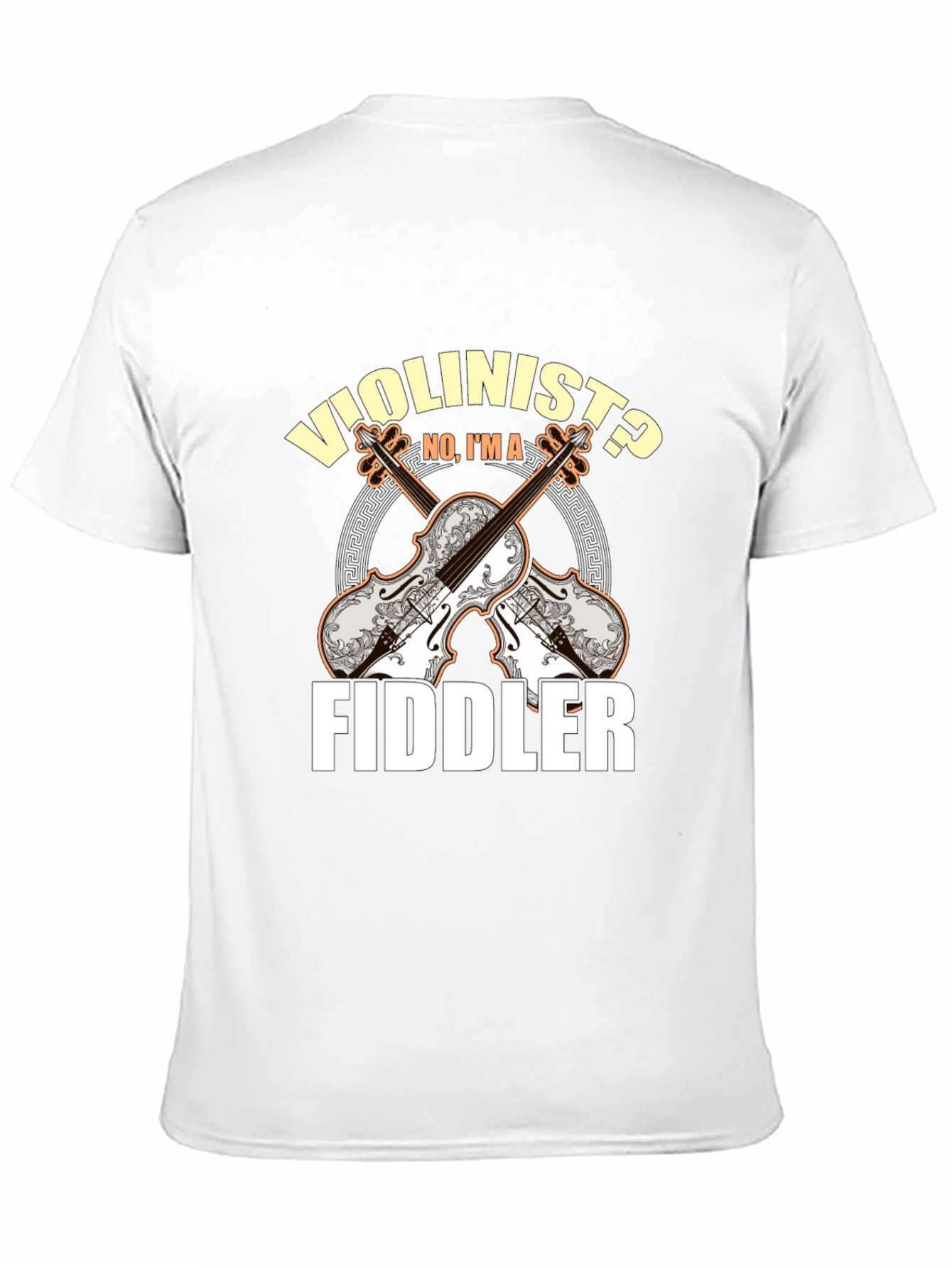 Violinist or Fiddler T-Shirt Music Lover Tee