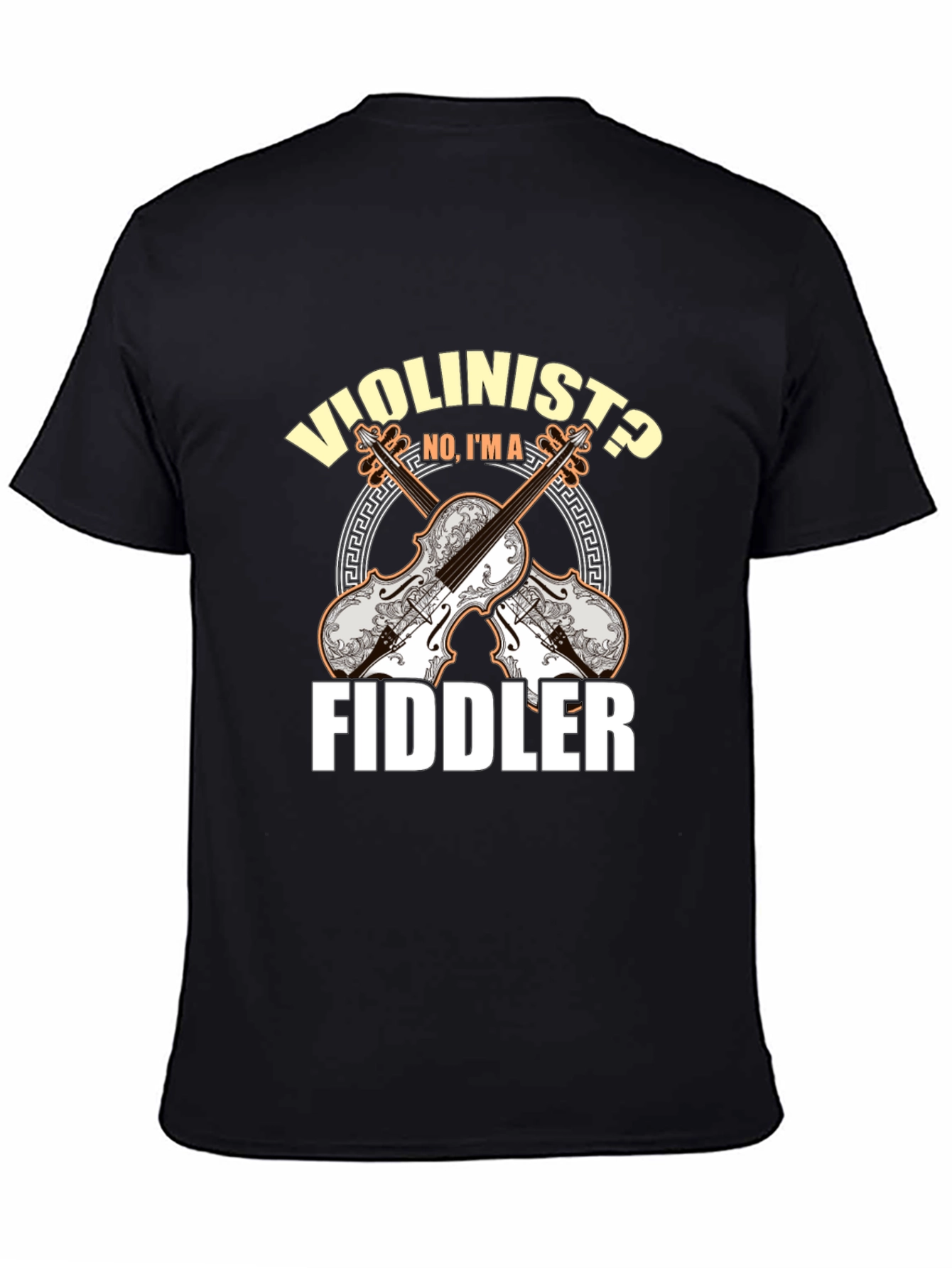 Violinist or Fiddler T-Shirt Music Lover Tee