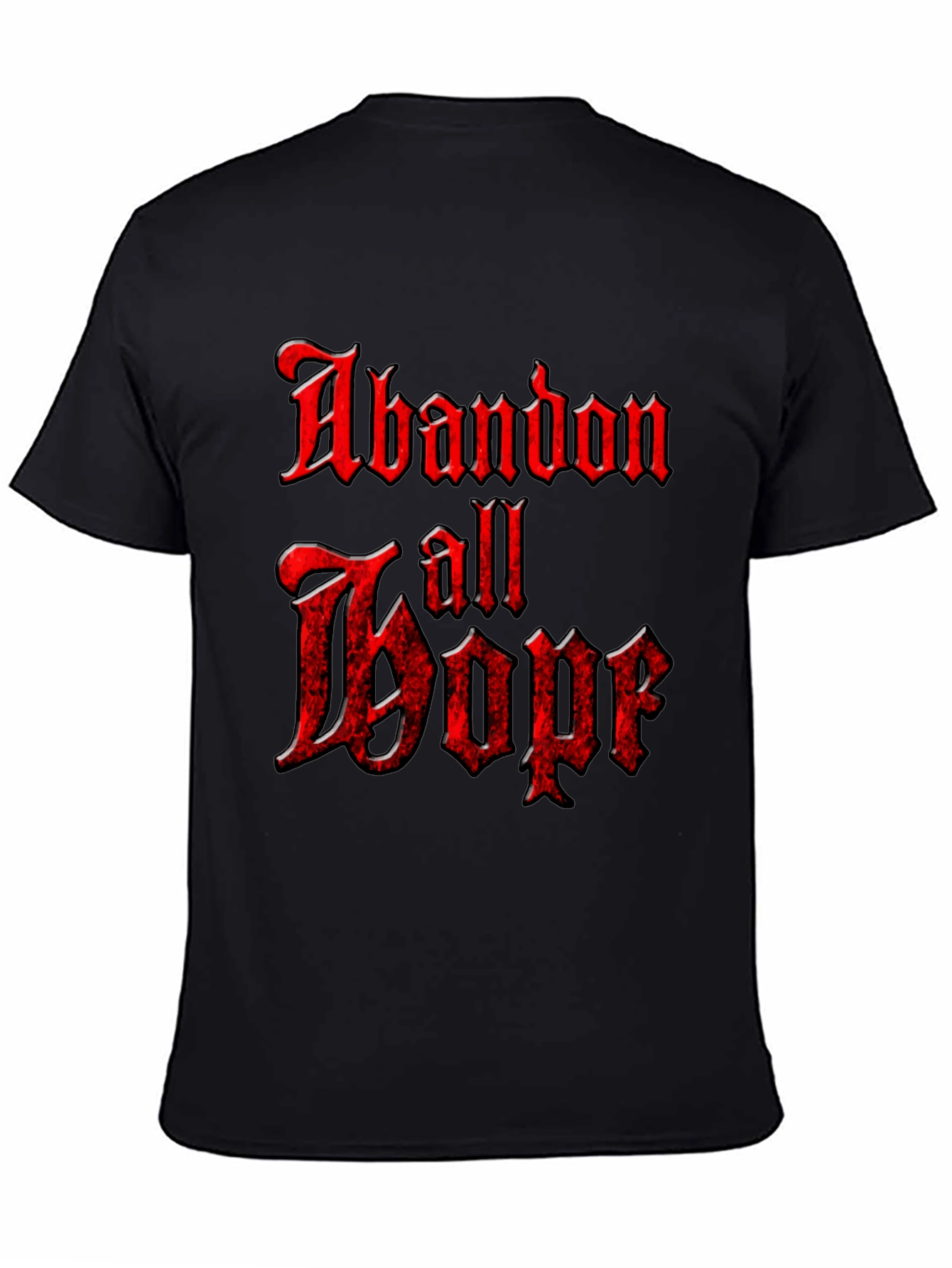 Abandon All Boof Graphic T-Shirt - Black
