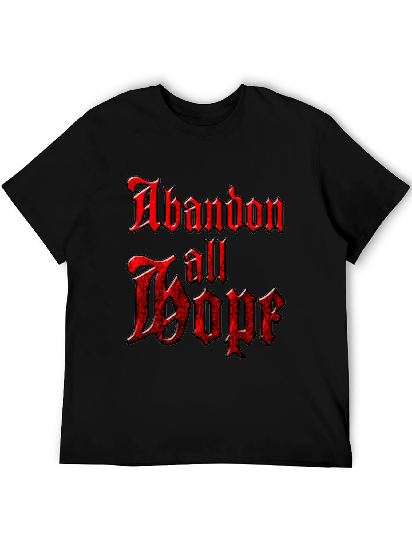 Abandon All Boof Graphic T-Shirt - Black