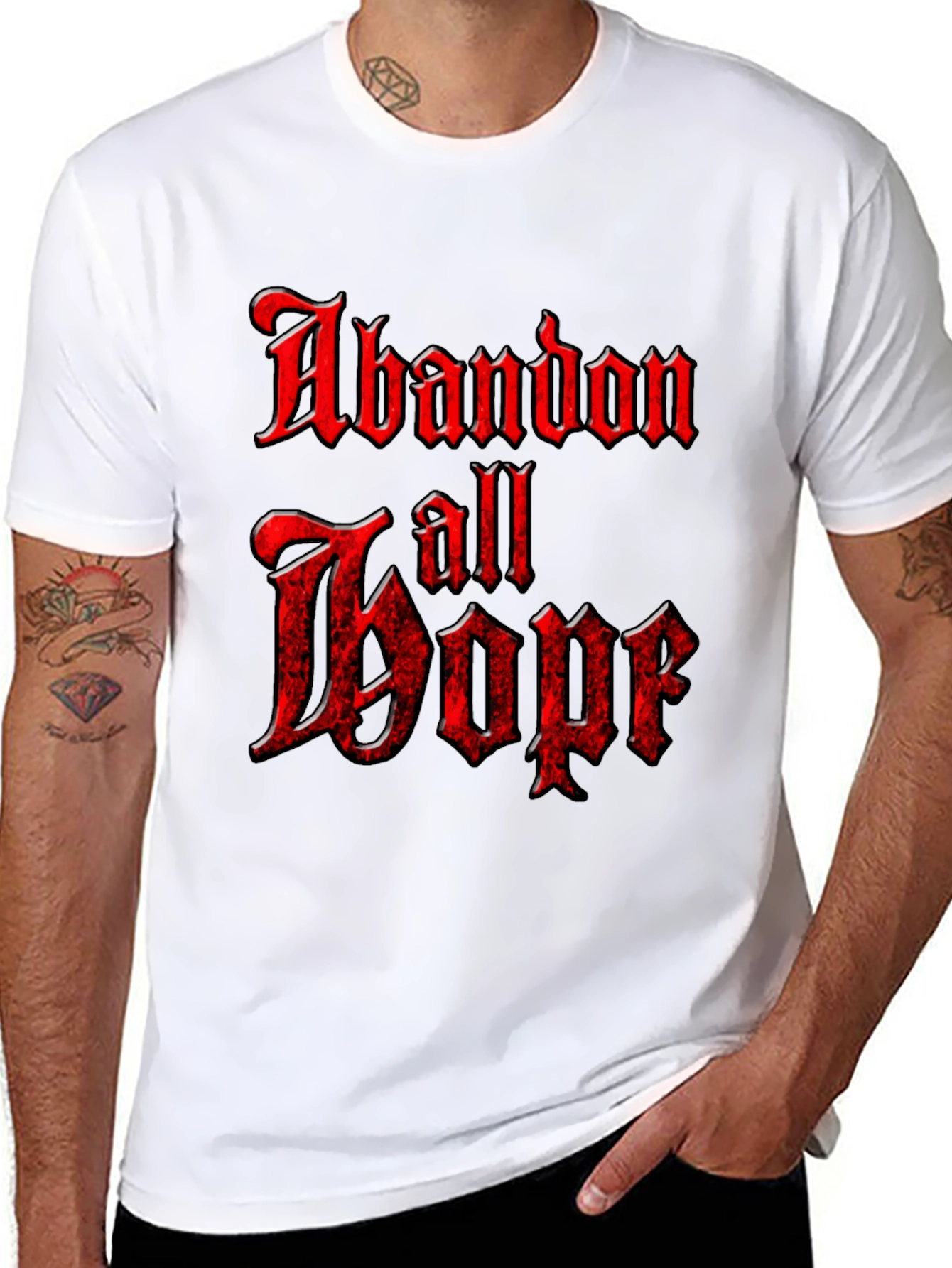 Abandon All Boof Graphic T-Shirt - Black