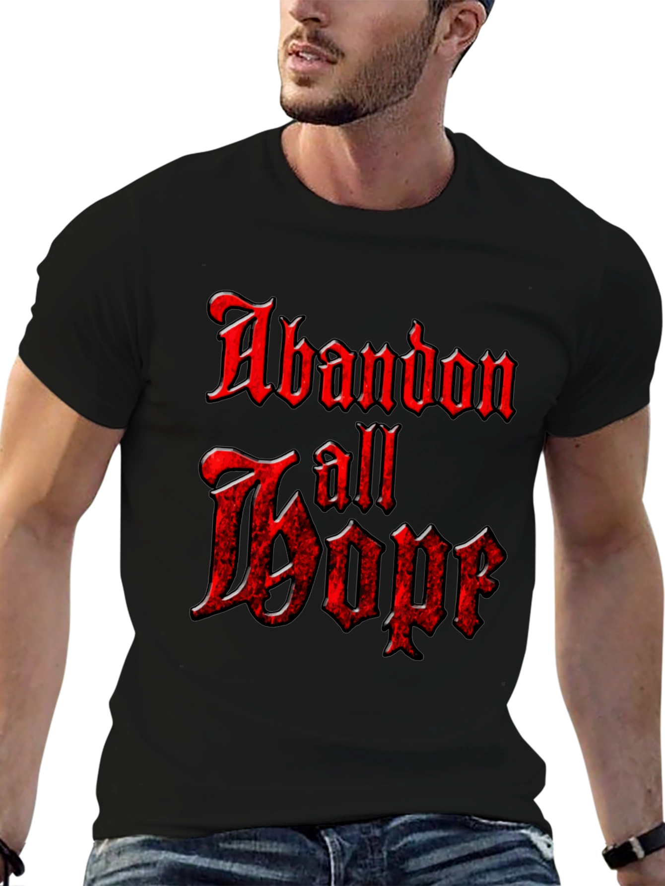 Abandon All Boof Graphic T-Shirt - Black