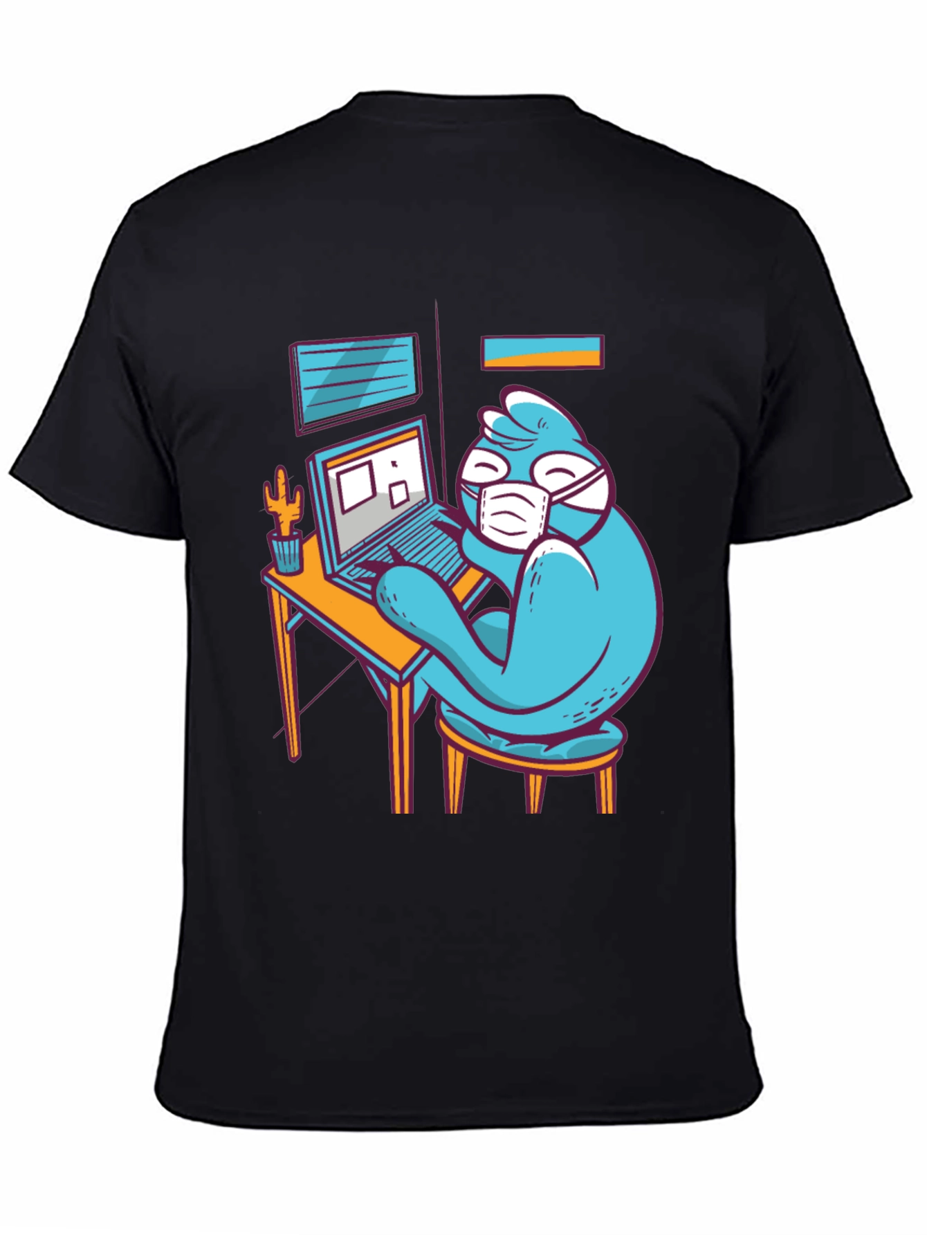 Stay Home Work T-Shirt - Funny Bird Design