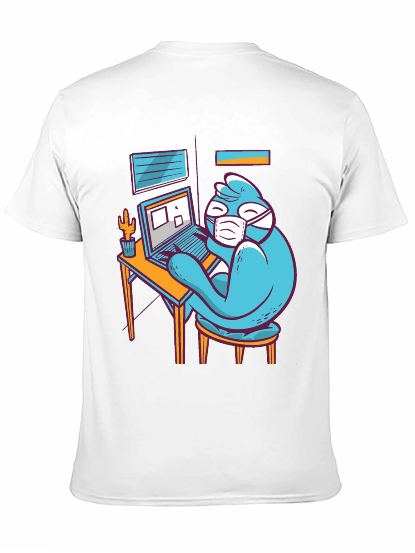 Stay Home Work T-Shirt - Funny Bird Design