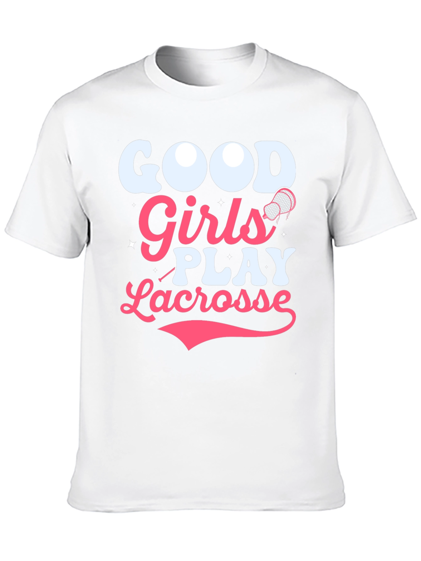 Good Girls Play Lacrosse Graphic T-Shirt