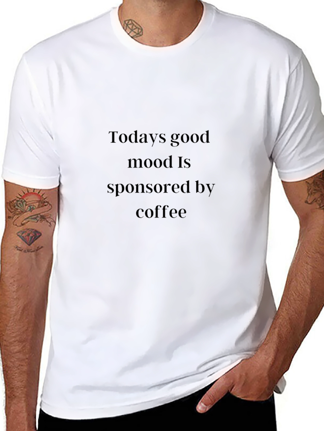 Coffee-Sponsored Mood Graphic Tee