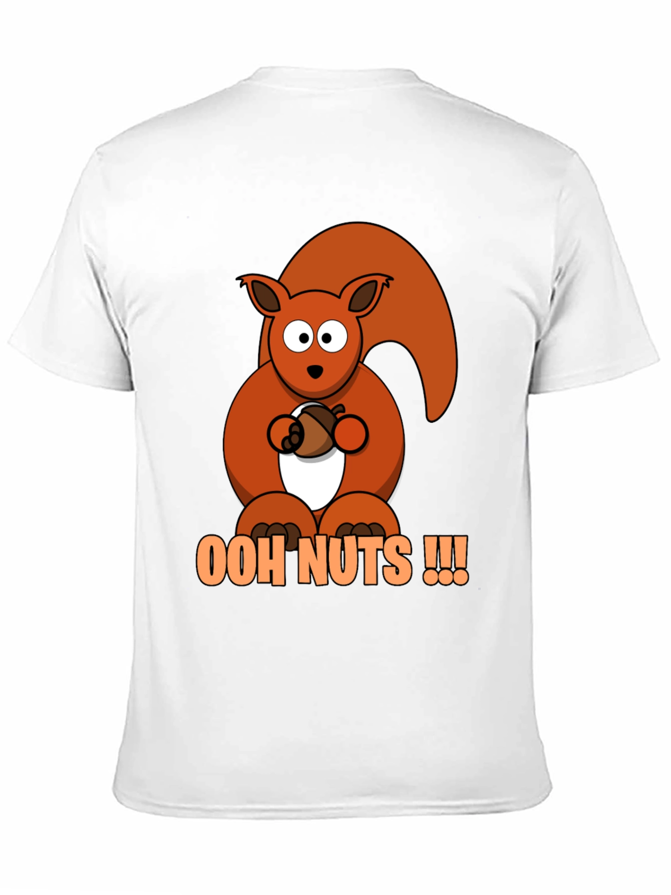 Ooh Nuts Squirrel Graphic Tee - Fun Novelty T-Shirt