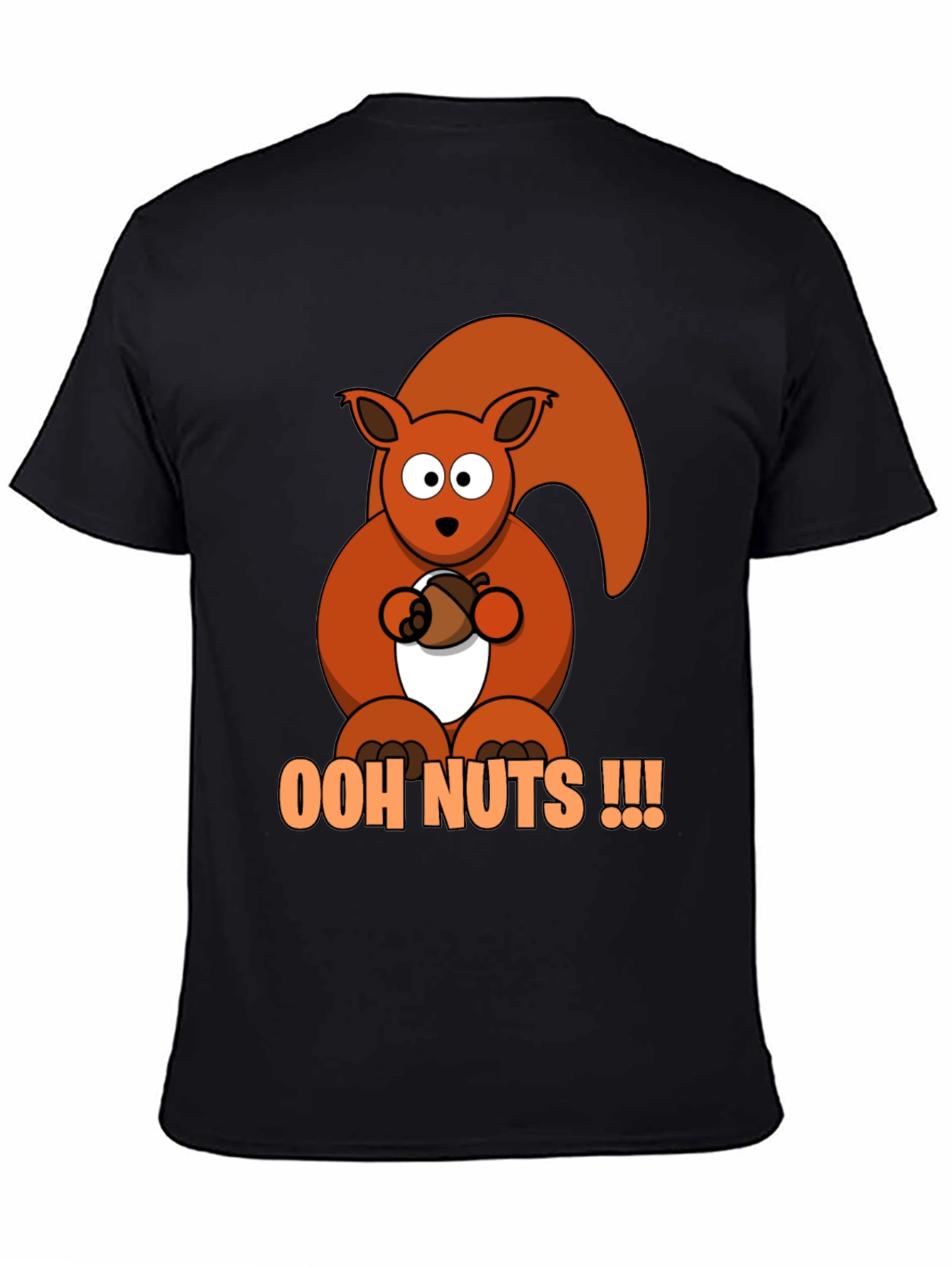 Ooh Nuts Squirrel Graphic Tee - Fun Novelty T-Shirt