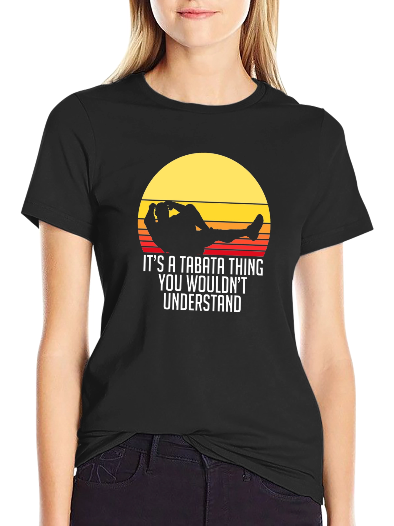 Tabata Thing T-Shirt - Sunset Graphic
