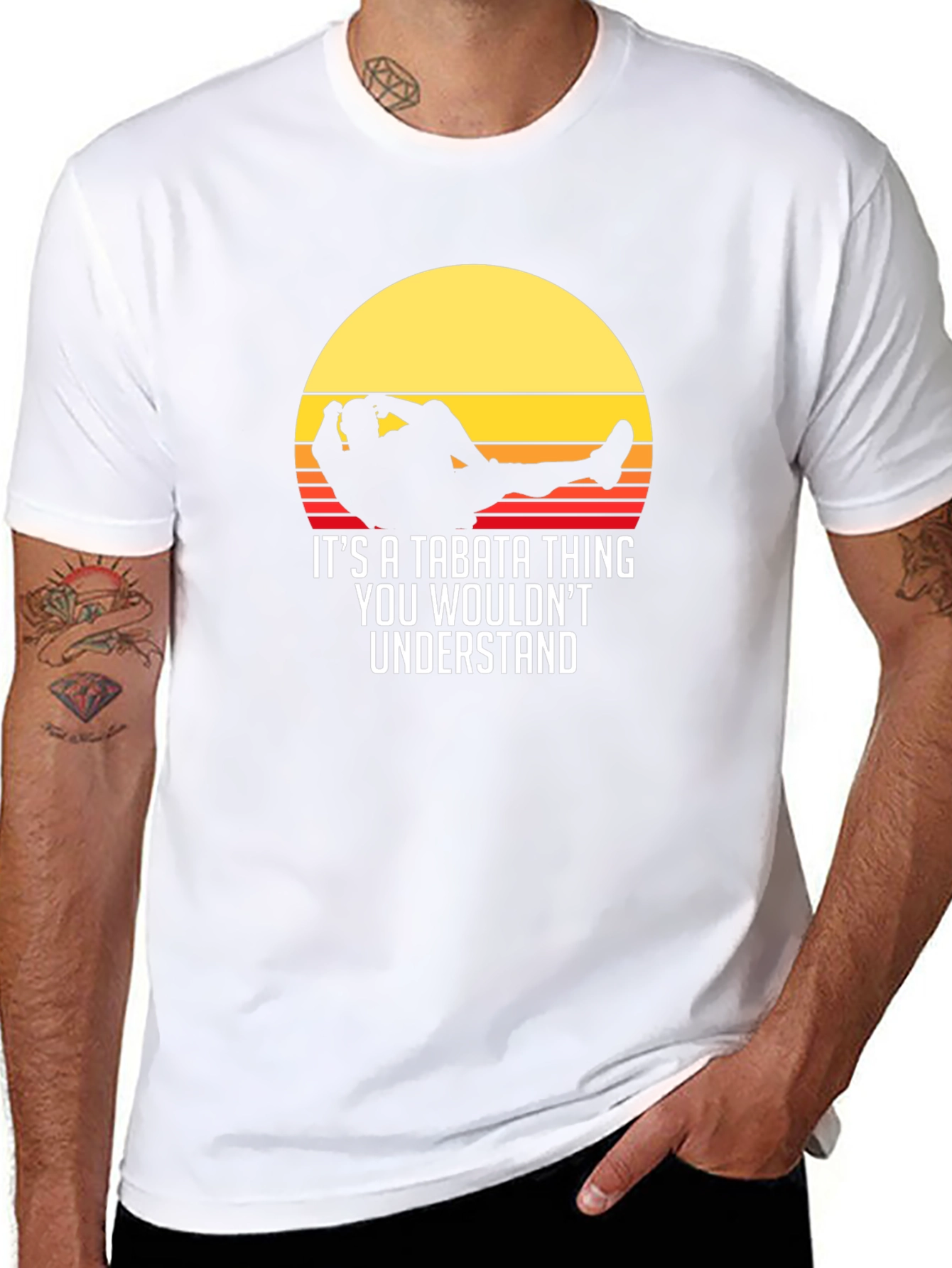 Tabata Thing T-Shirt - Sunset Graphic