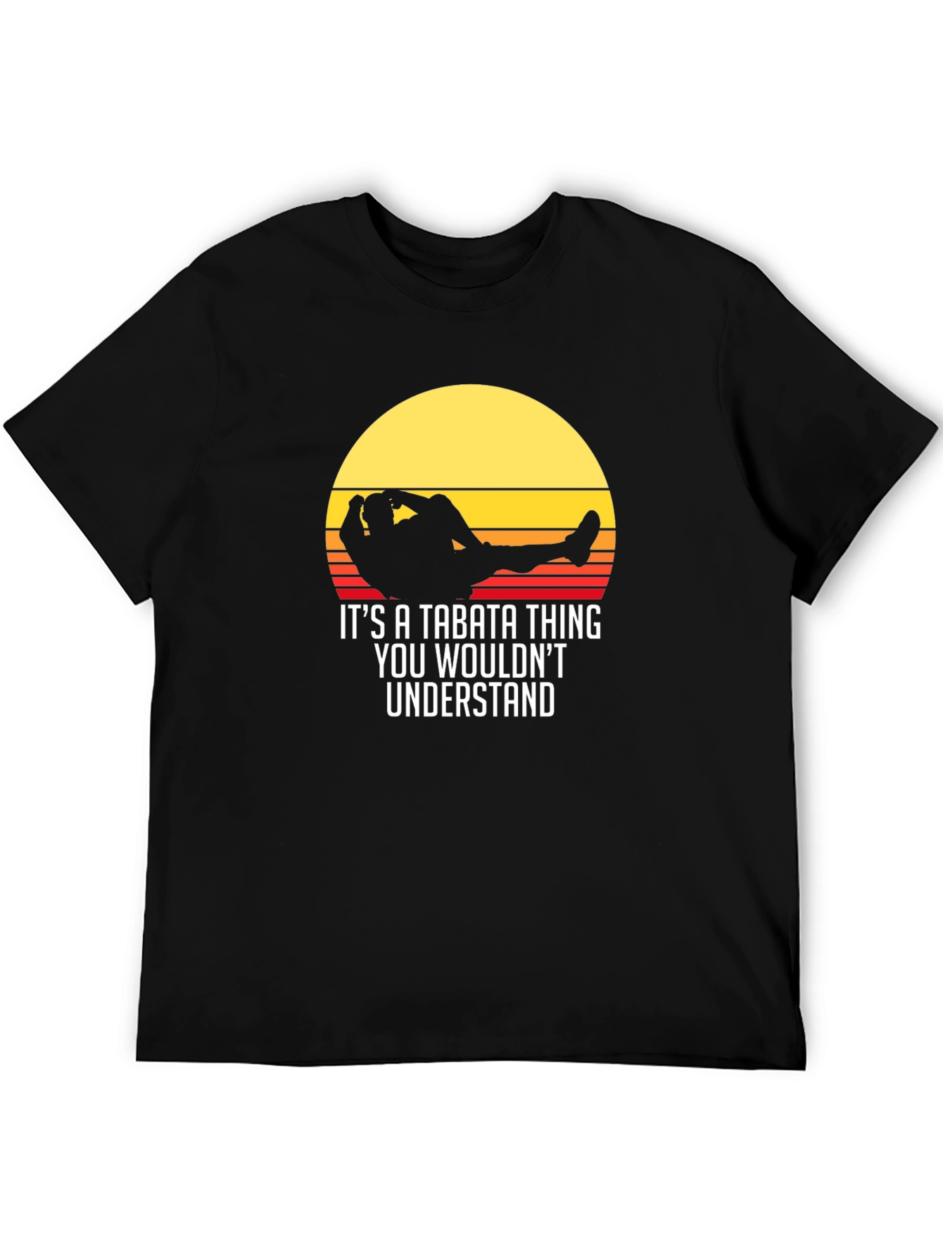 Tabata Thing T-Shirt - Sunset Graphic