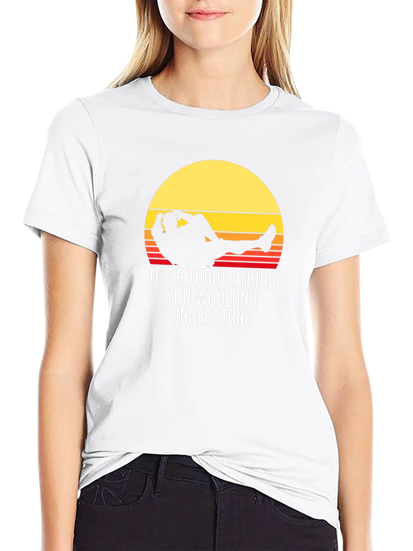 Tabata Thing T-Shirt - Sunset Graphic