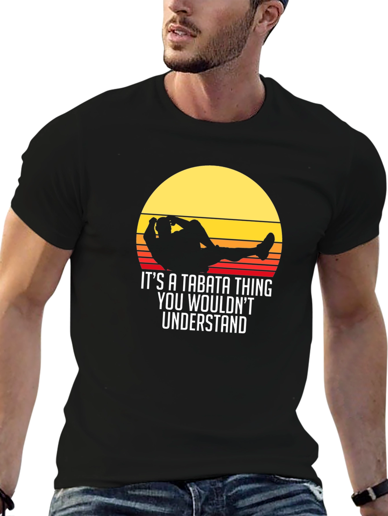 Tabata Thing T-Shirt - Sunset Graphic