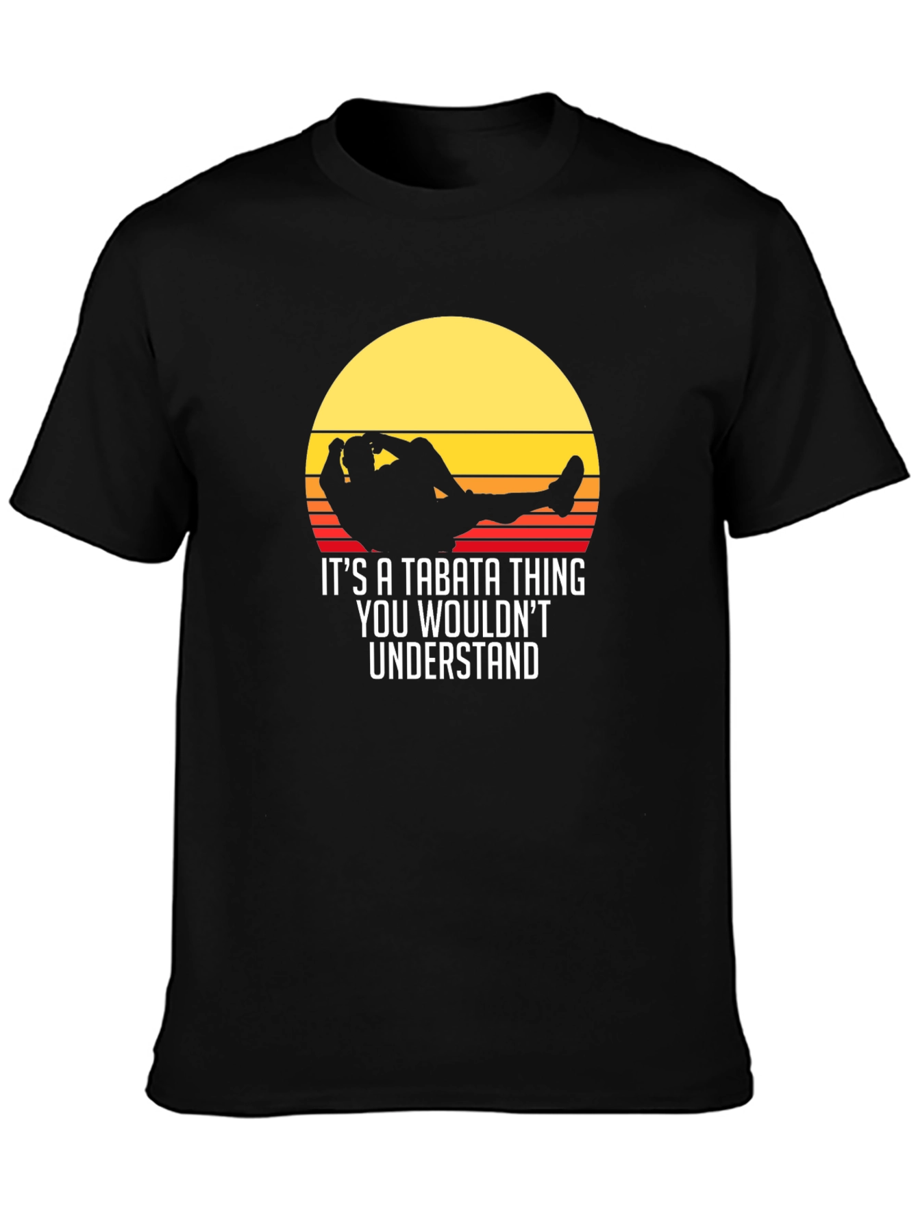 Tabata Thing T-Shirt - Sunset Graphic