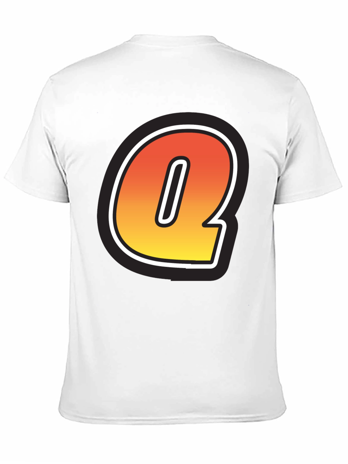 Letter Q Graphic Tee - Stylish Initial T-Shirt