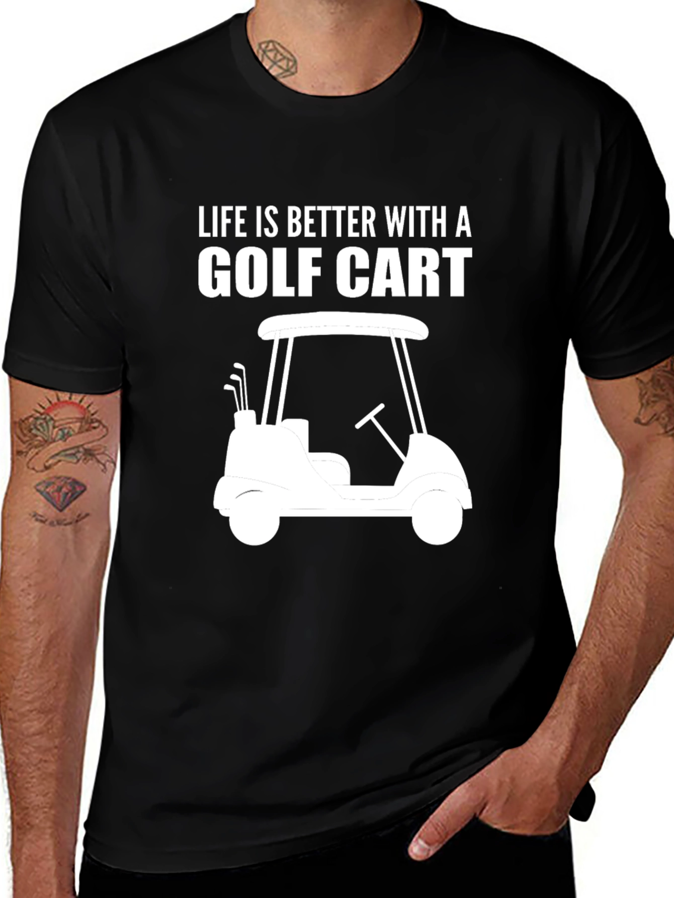 Life Is Better Golf Cart T-Shirt