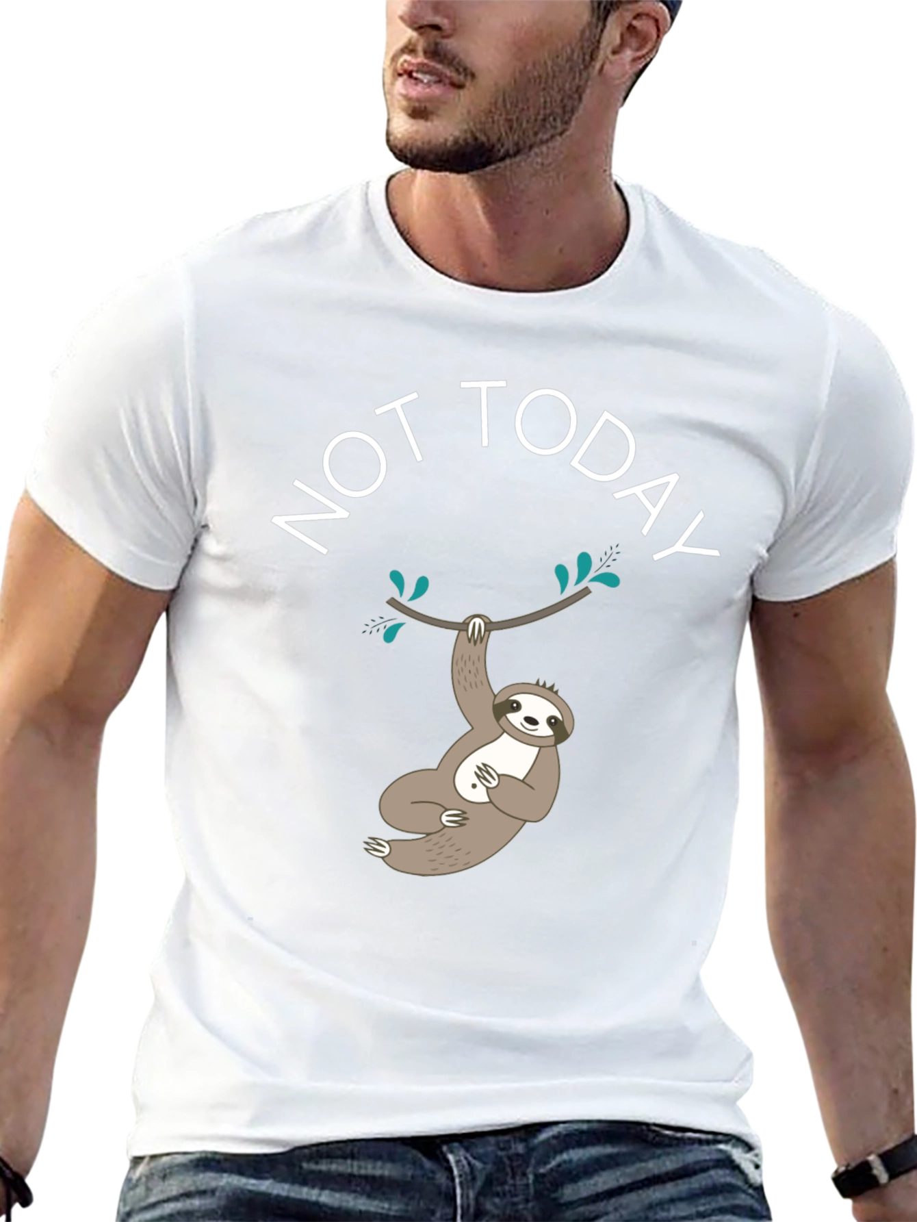 Not Today Sloth Graphic Tee