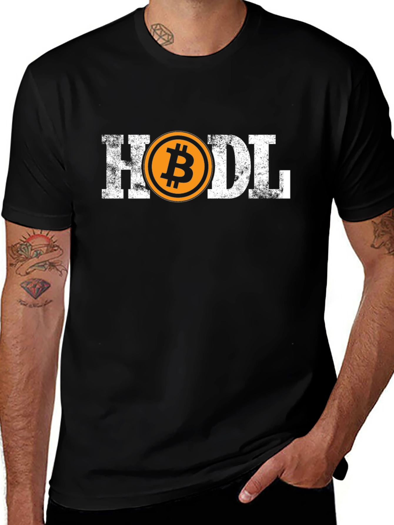 HODL Bitcoin Graphic T-Shirt