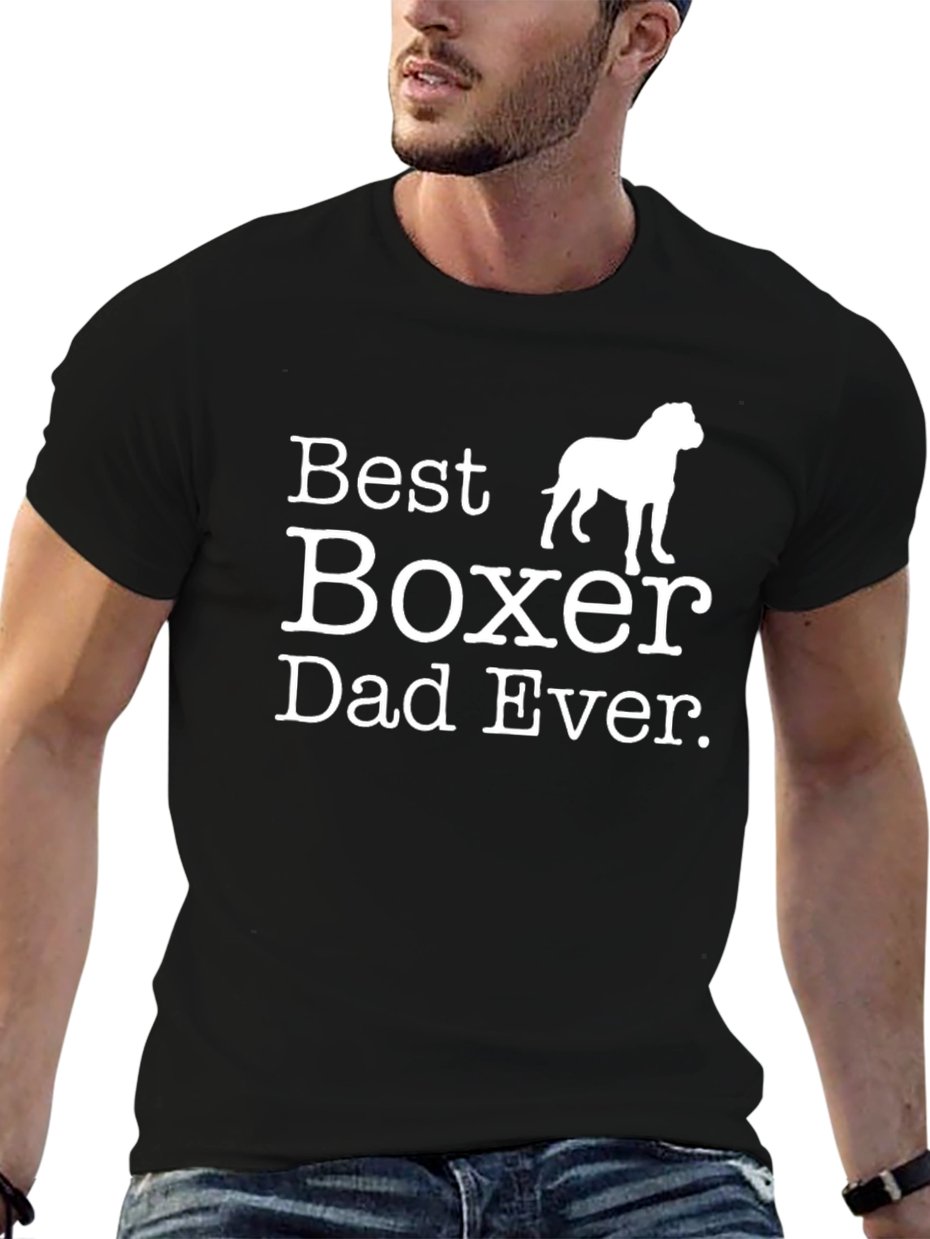 Best Boxer Dad Ever - Novelty T-Shirt