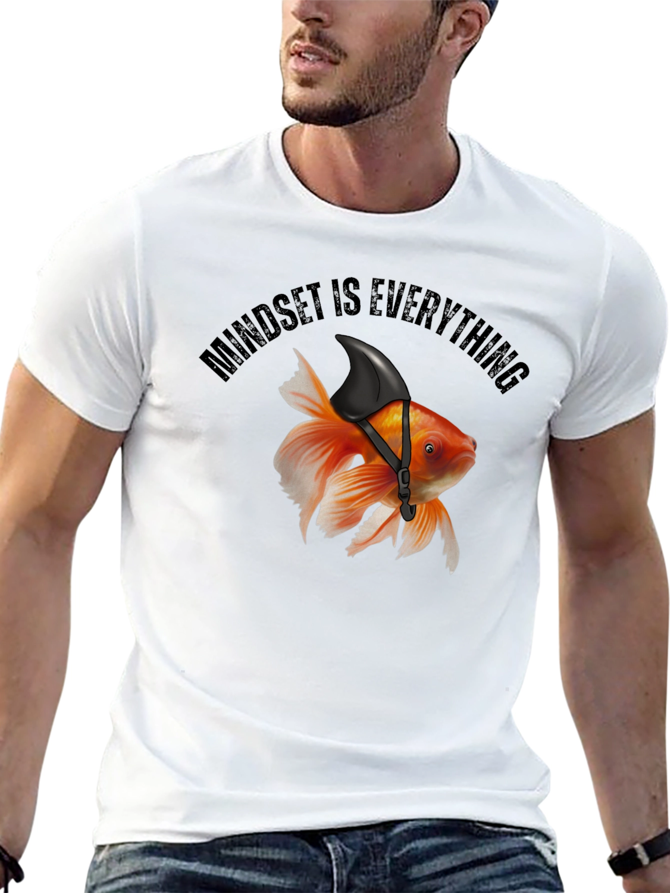 Mindset Fish T-Shirt - Be a Shark