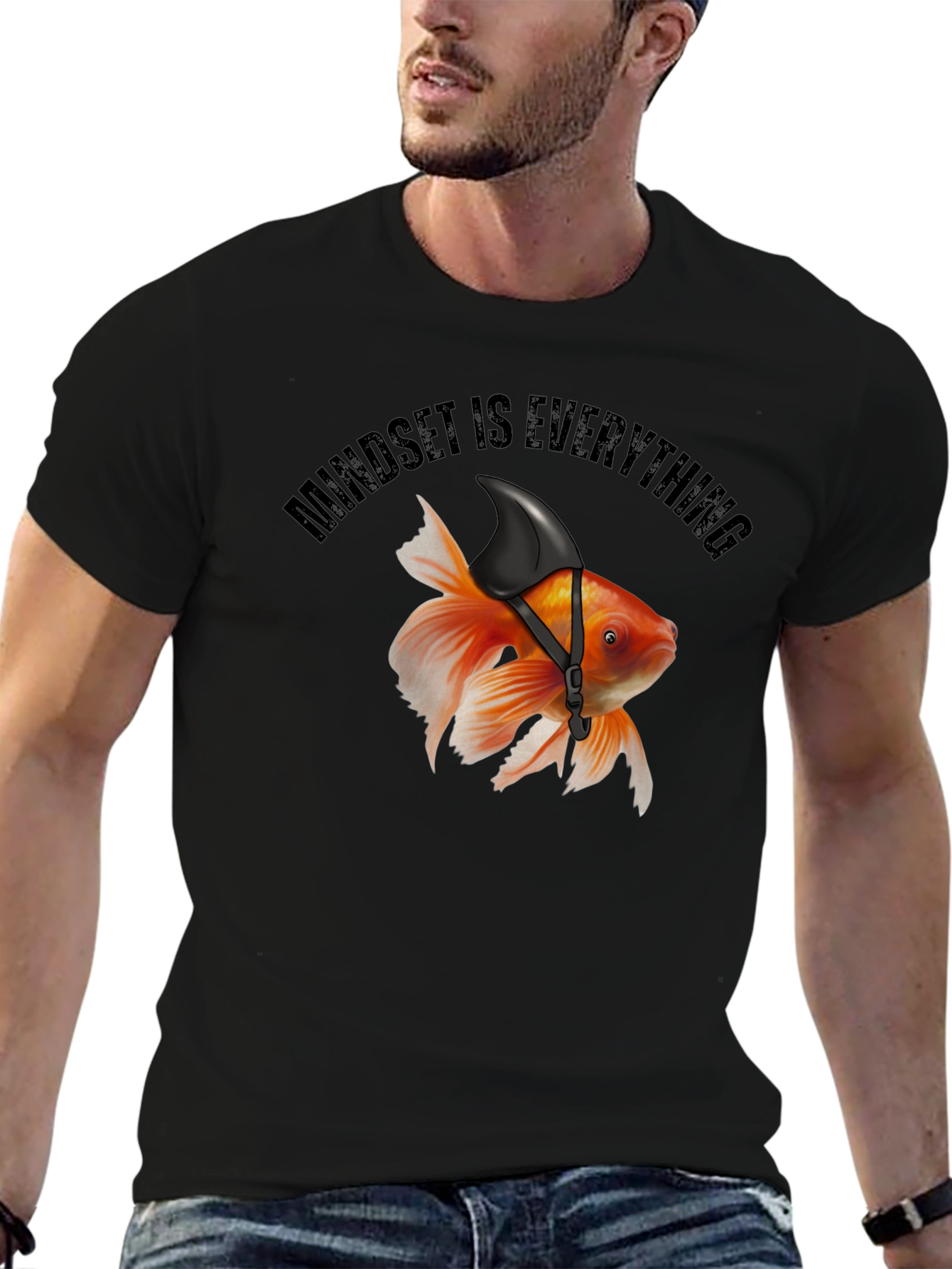 Mindset Fish T-Shirt - Be a Shark