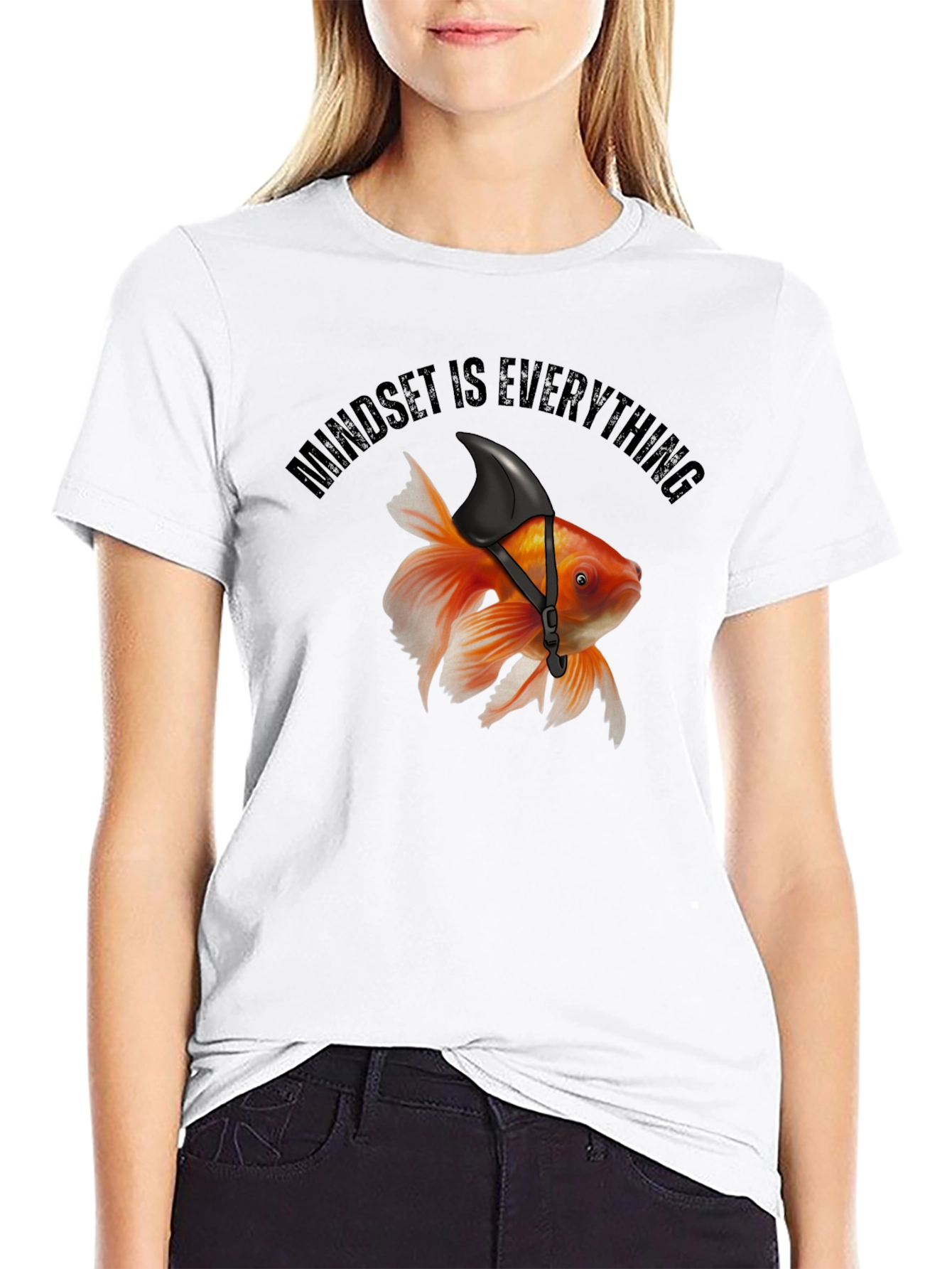 Mindset Fish T-Shirt - Be a Shark