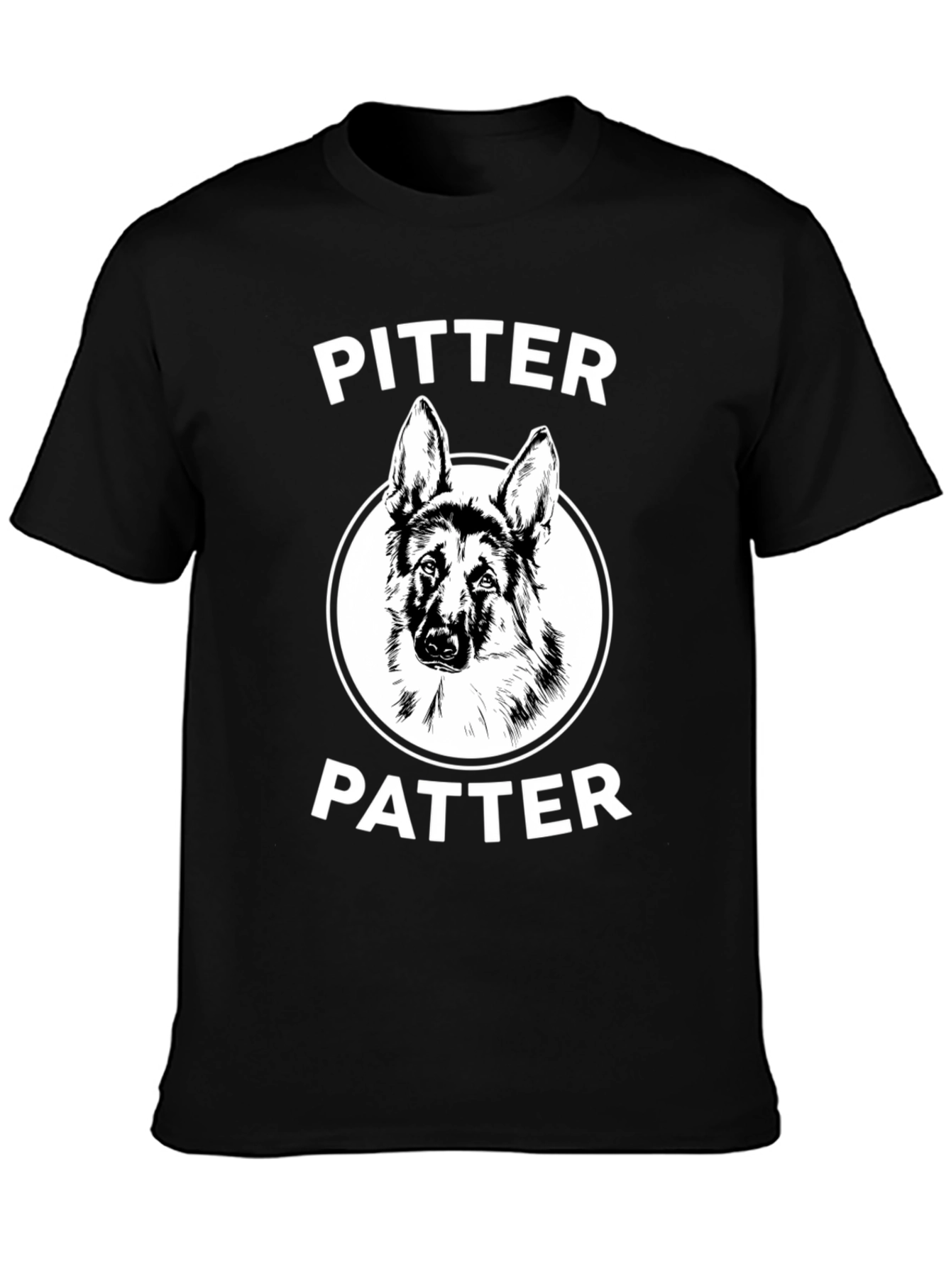 Pitter Patter Dog T-Shirt - German Shepherd