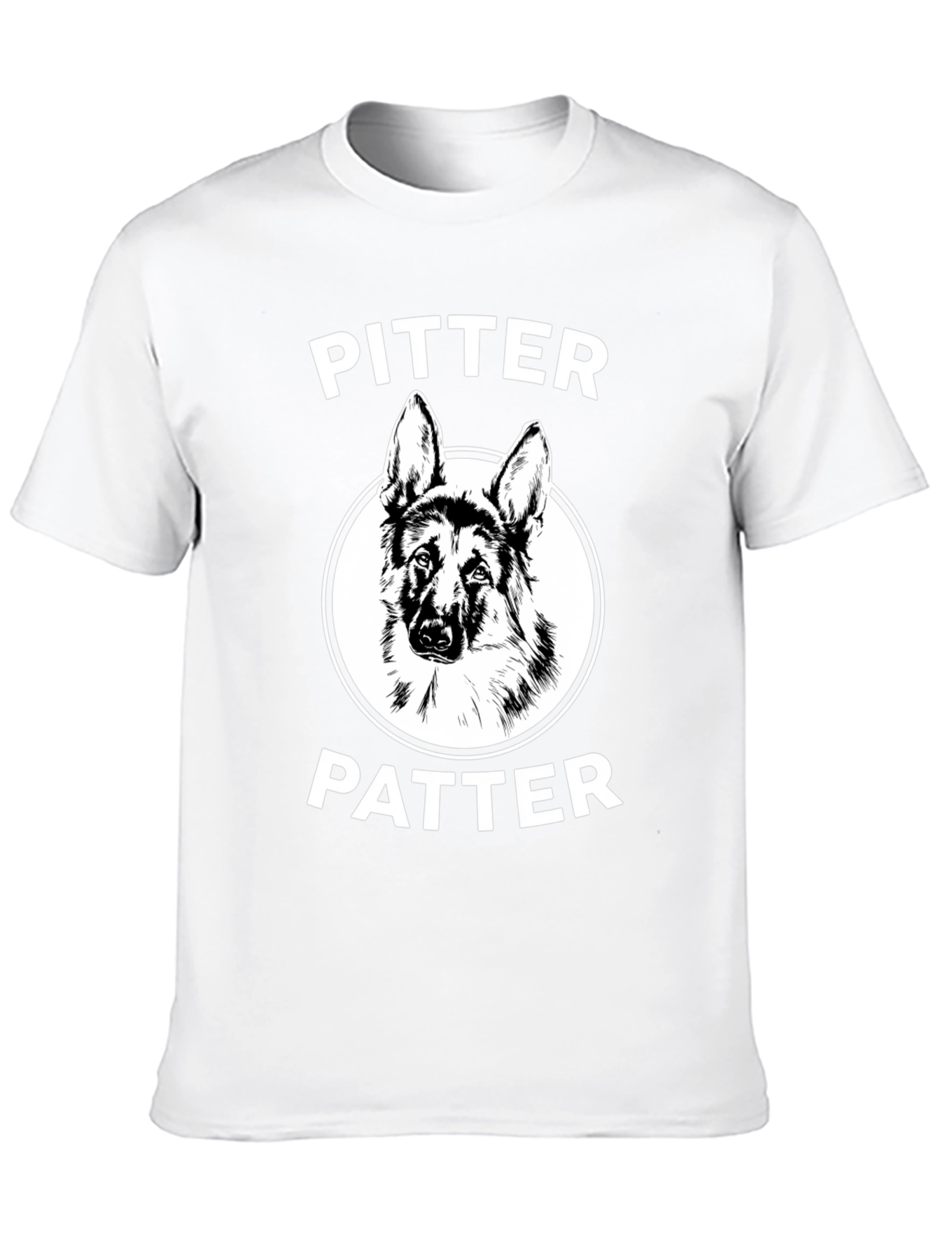 Pitter Patter Dog T-Shirt - German Shepherd