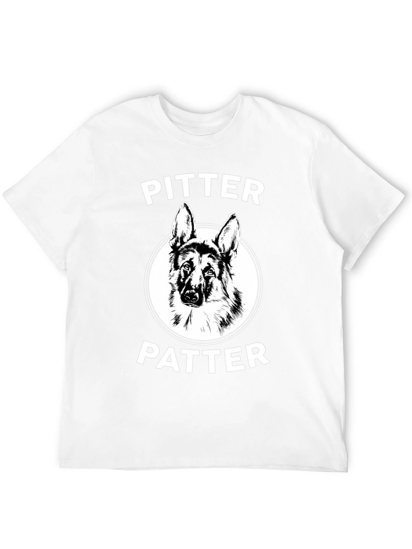 Pitter Patter Dog T-Shirt - German Shepherd