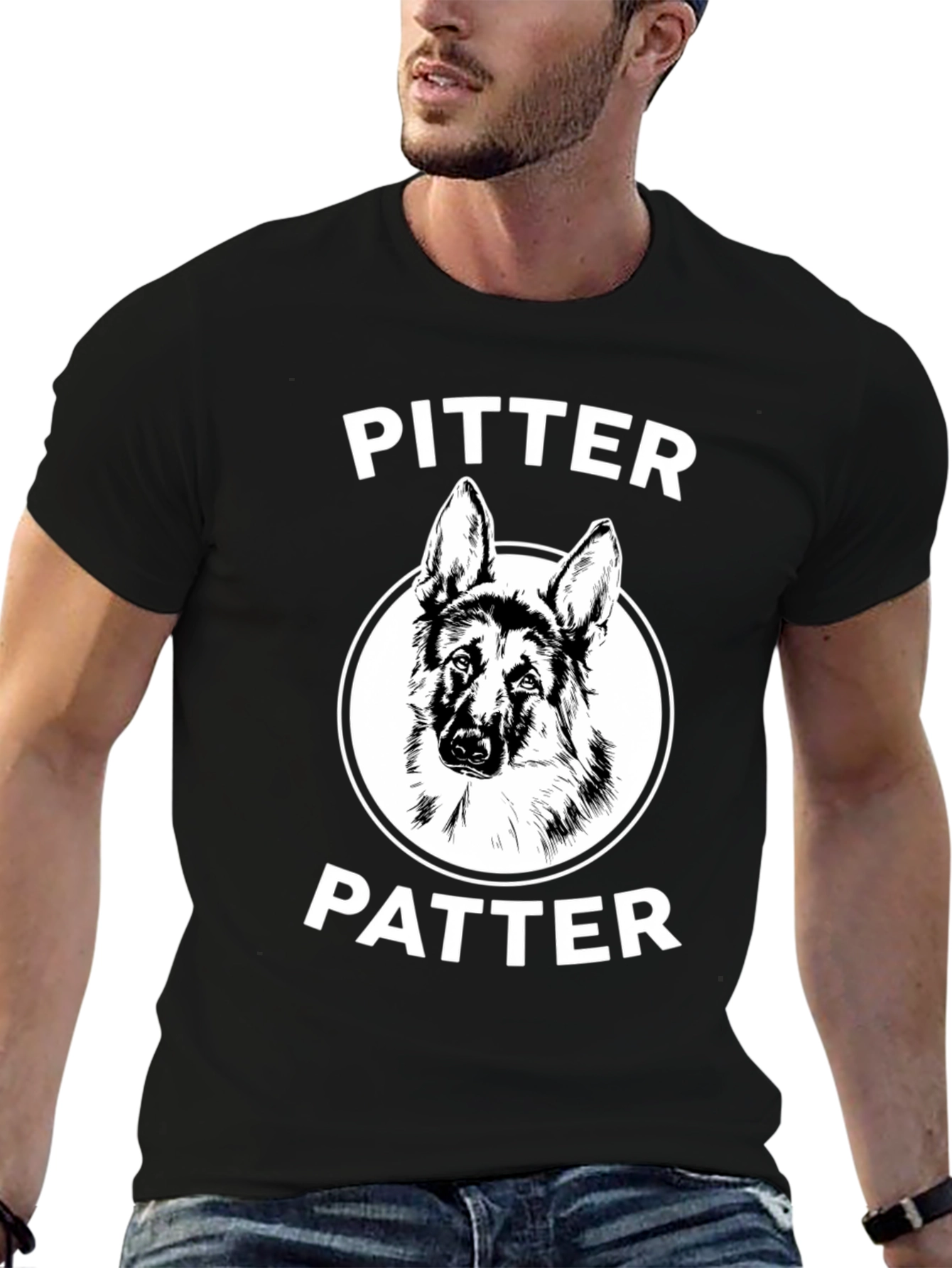 Pitter Patter Dog T-Shirt - German Shepherd