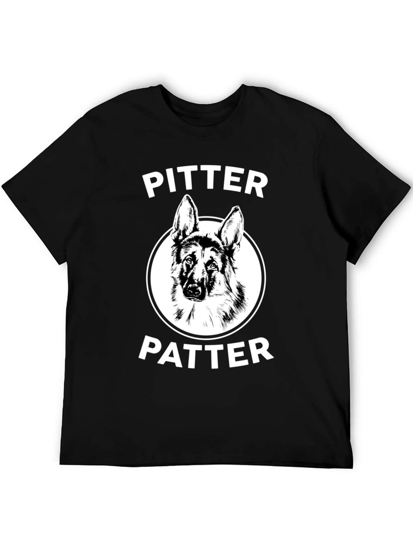 Pitter Patter Dog T-Shirt - German Shepherd