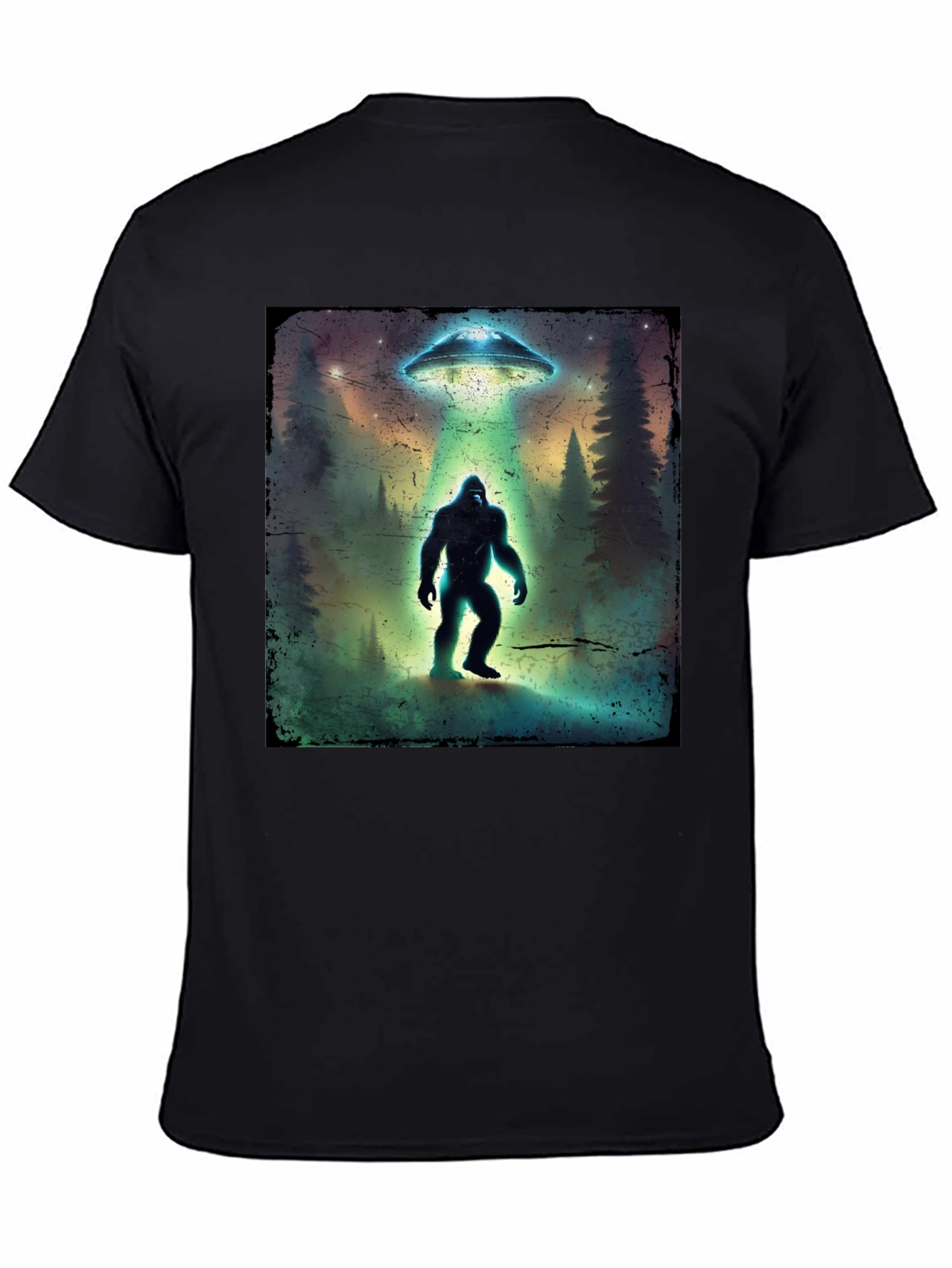 Bigfoot UFO T-Shirt - Cryptid Tee